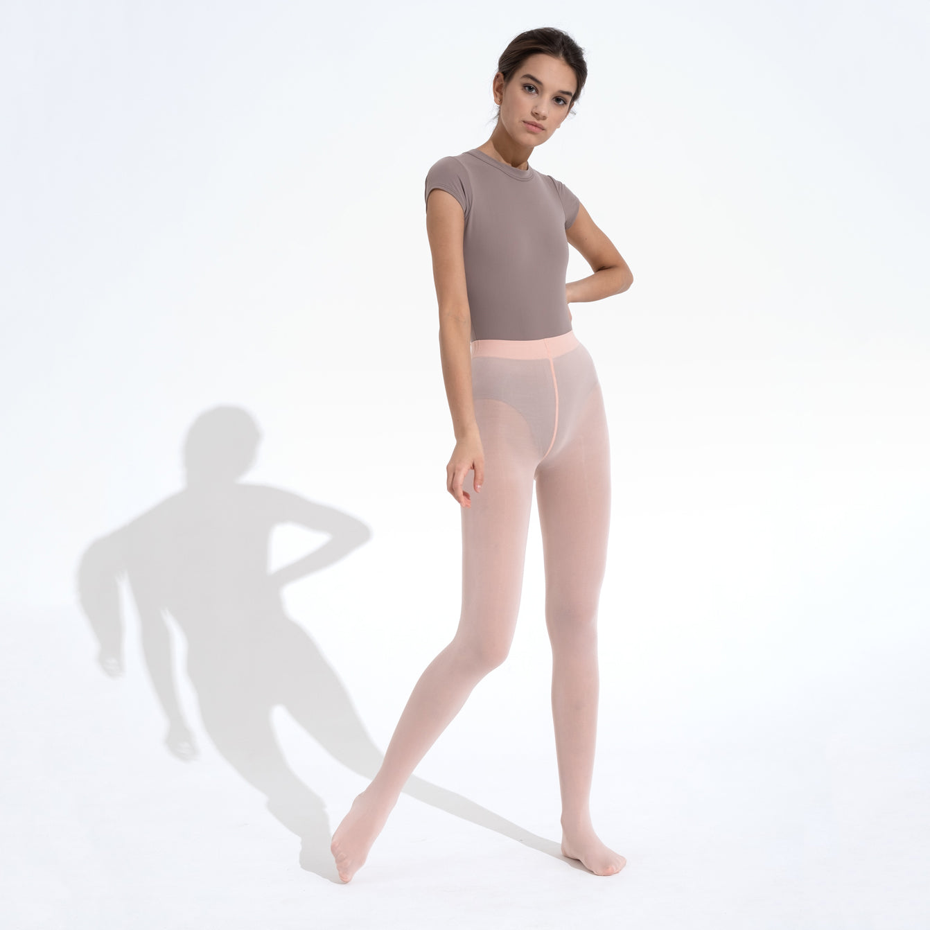 Women Light Pink Ballet Tight