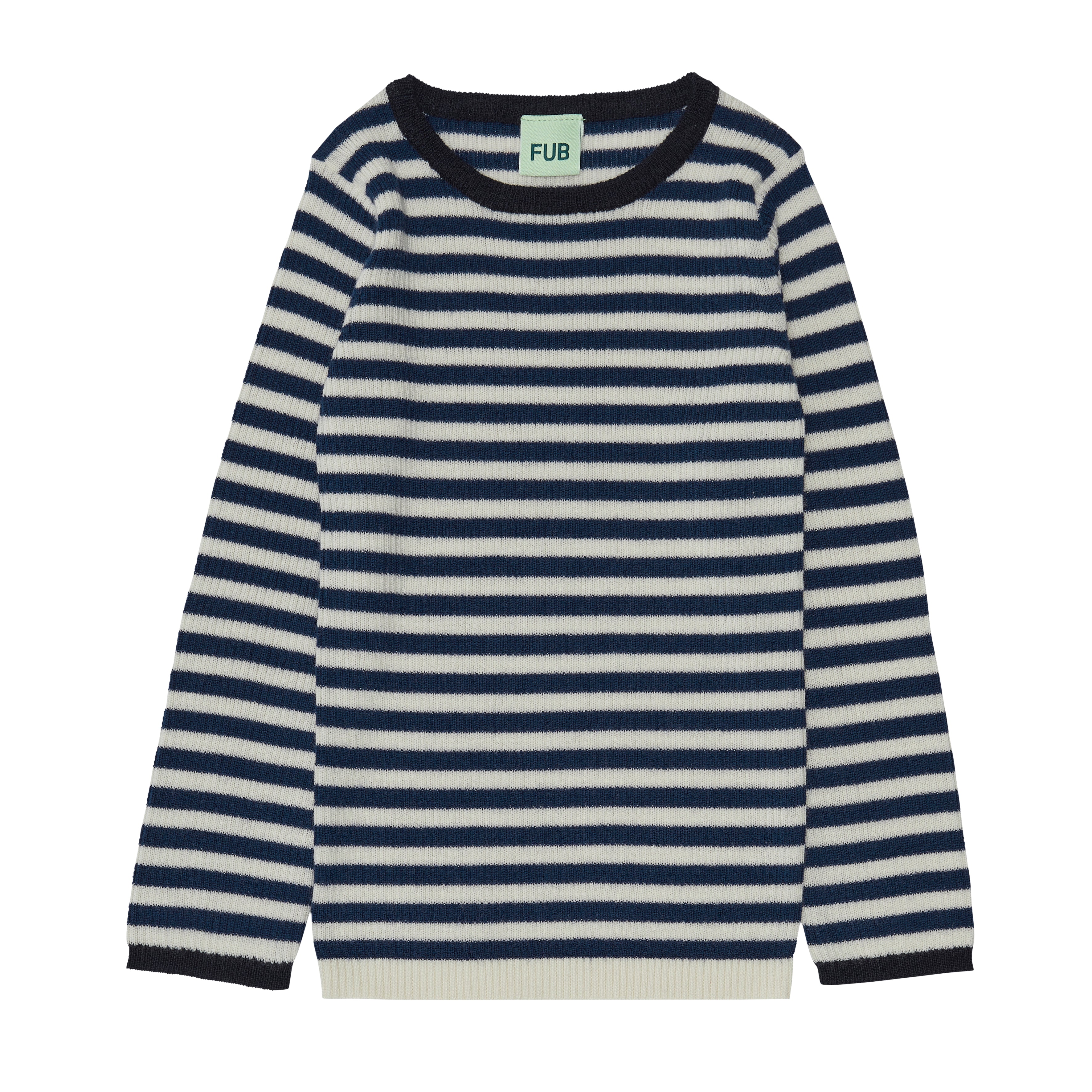 Boys & Girls Blue Stripes Wool Top