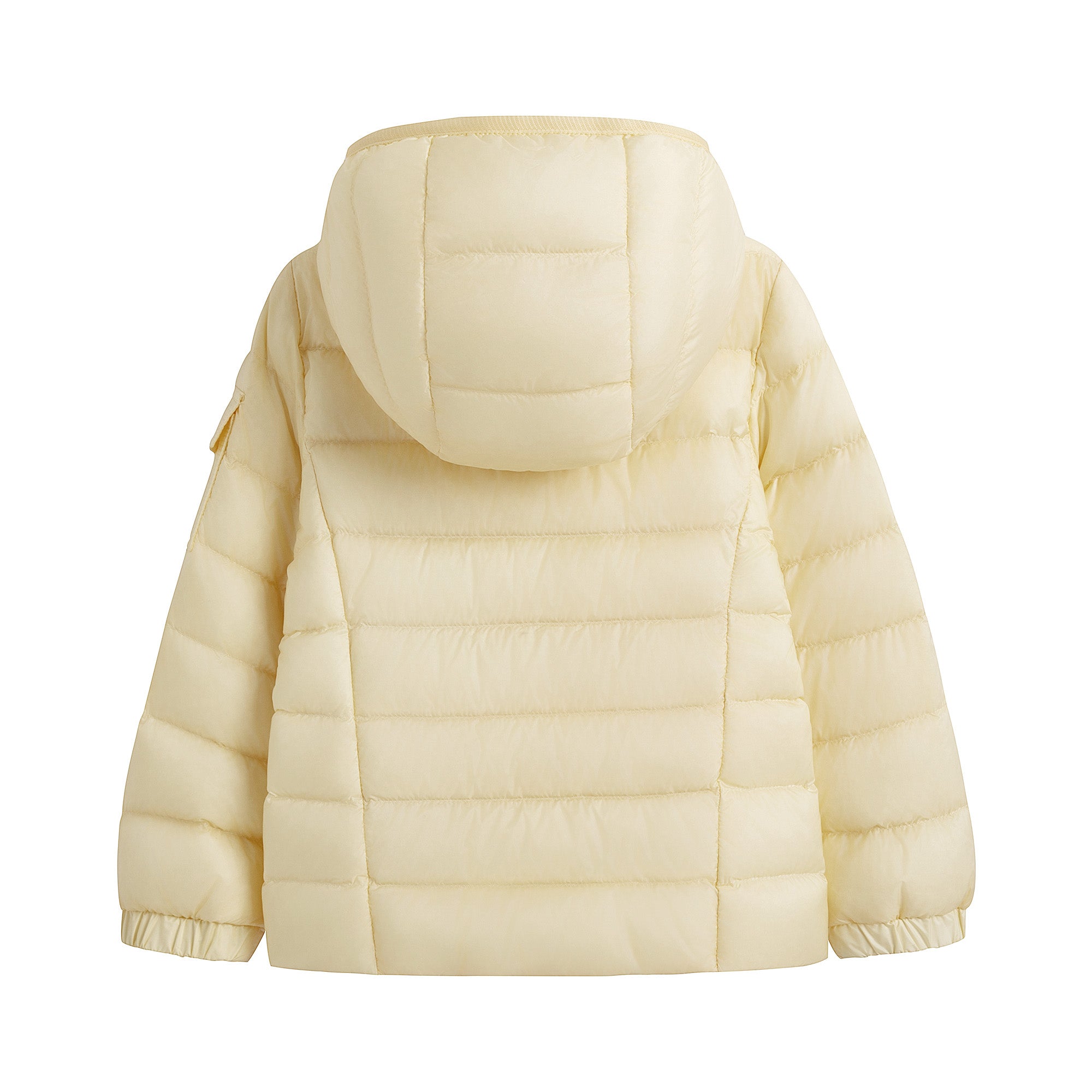 Girls Yellow "GLES" Padded Down Jacket