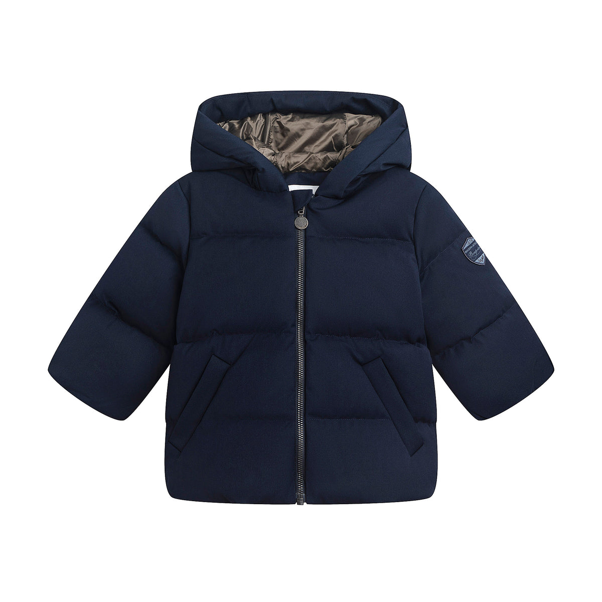 Baby Boys Navy Padded Down Jacket