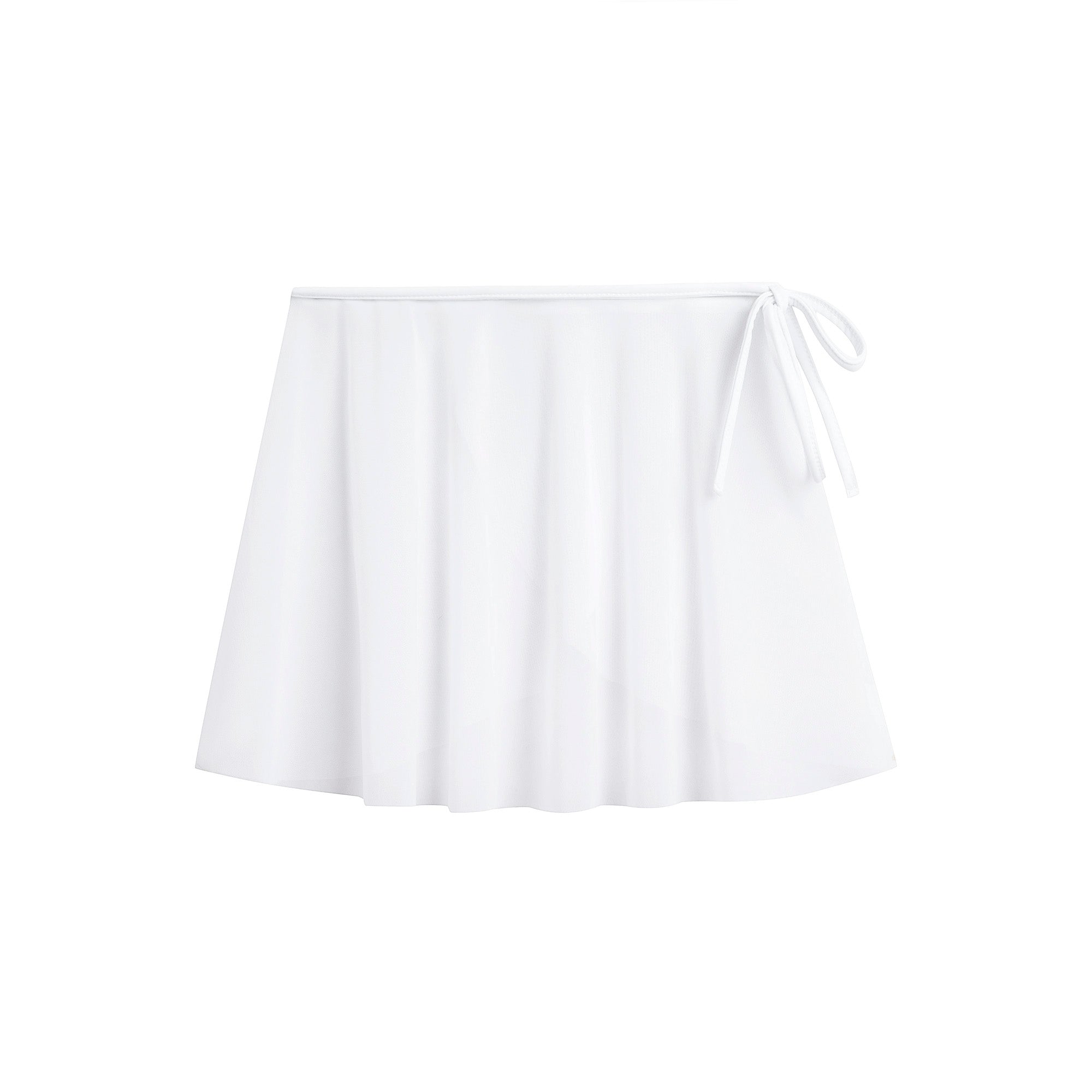 Girls White Ballet Skirt