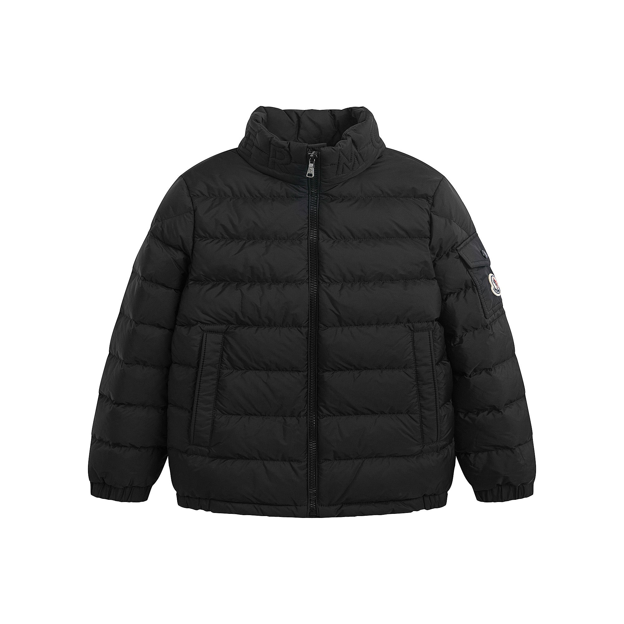 Boys Black"AREUM"Padded Down Jacket