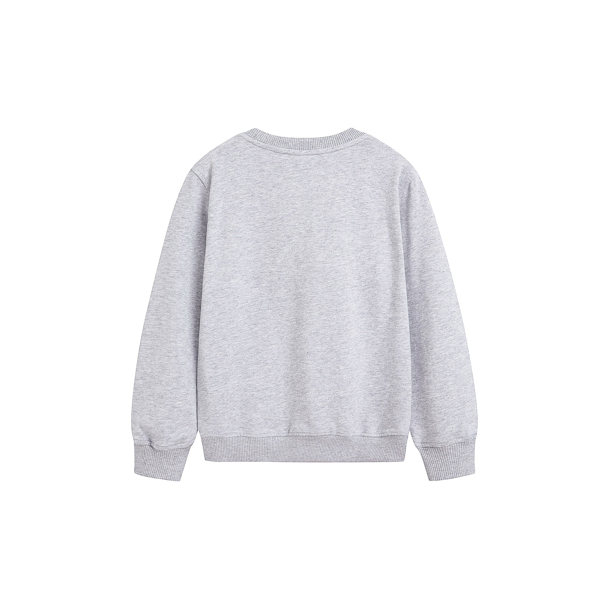 Boys & Girls Grey Bear Printed Cotton Sweatshirt