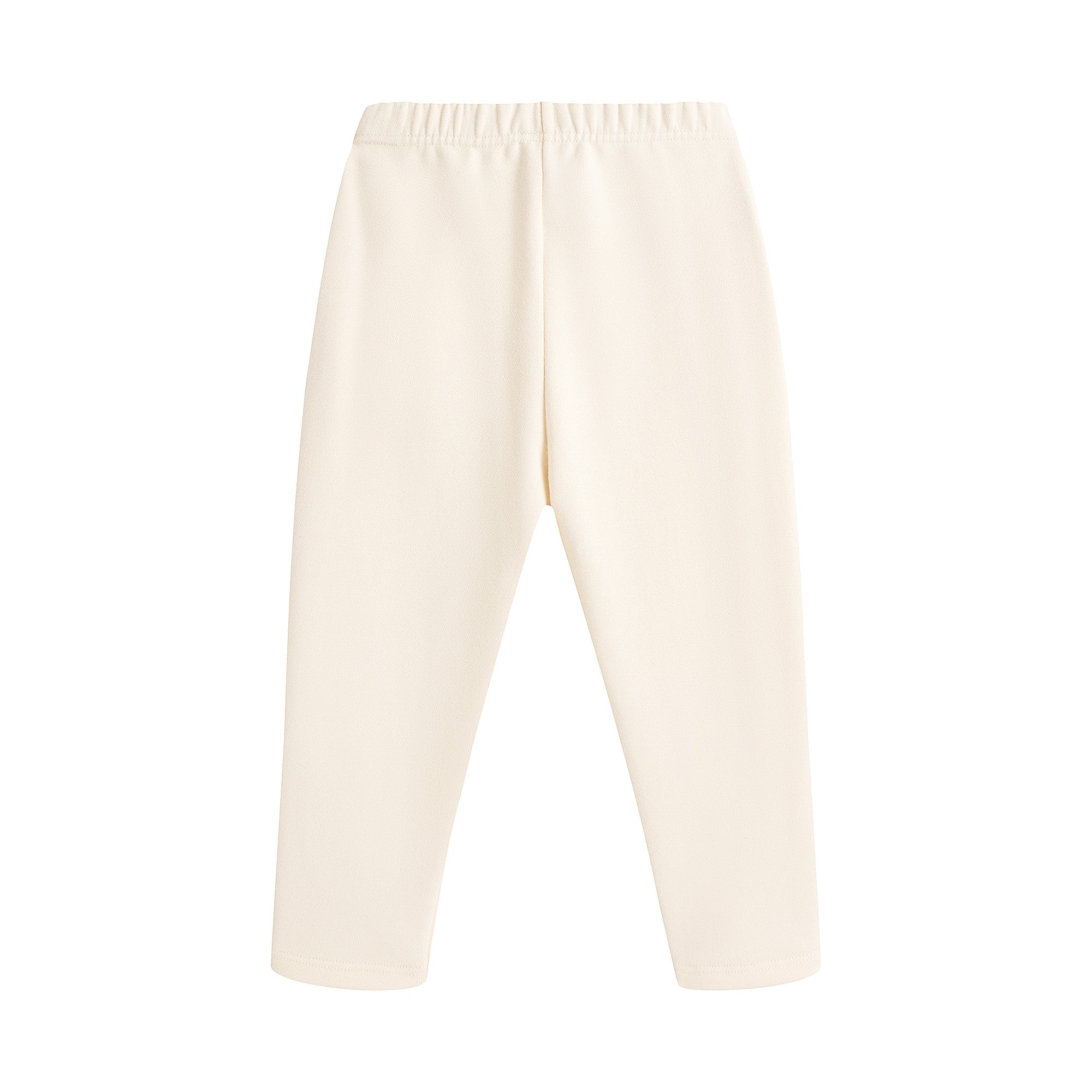 Baby Boys & Girls White Cotton Trousers