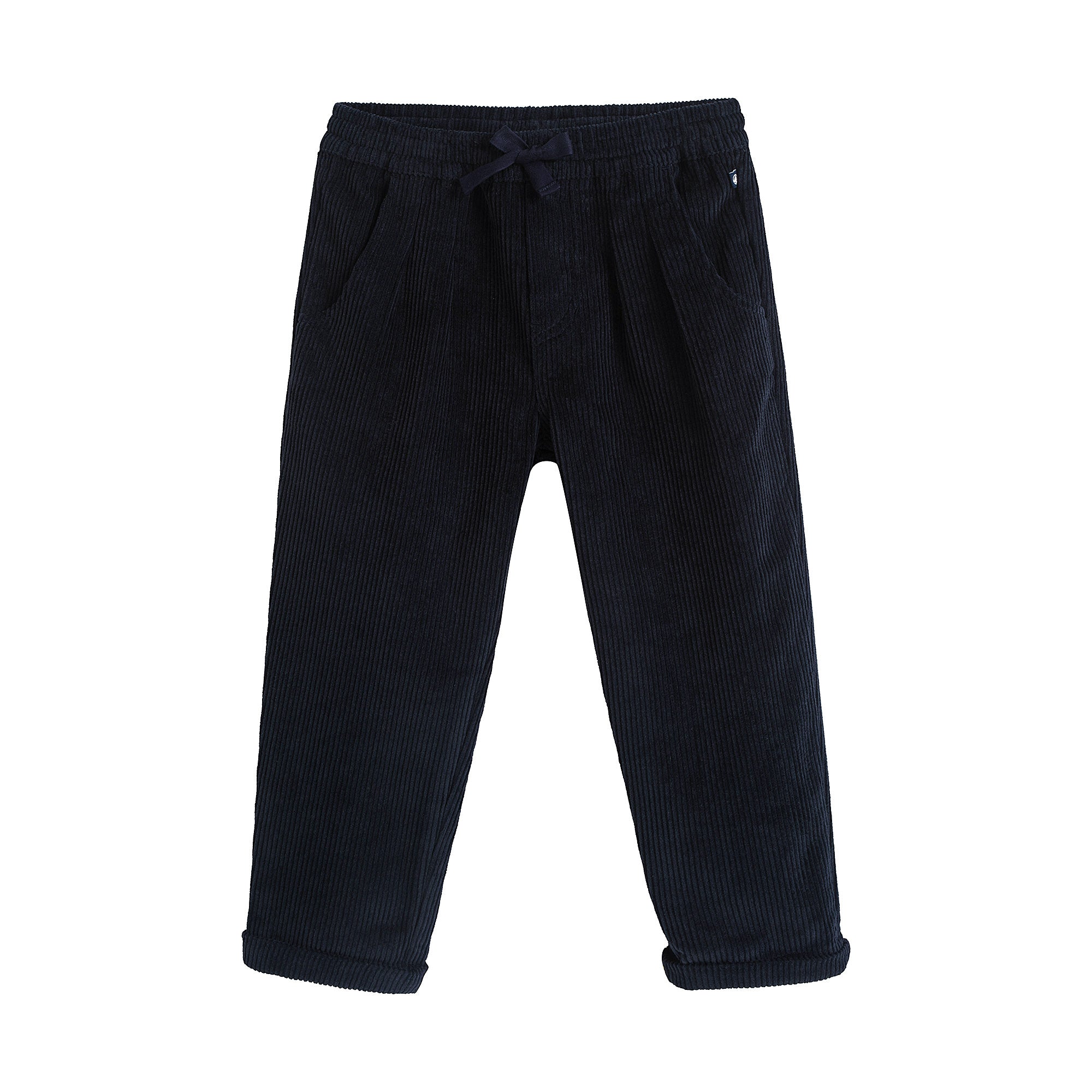 Boys & Girls Black Corduroy Trousers