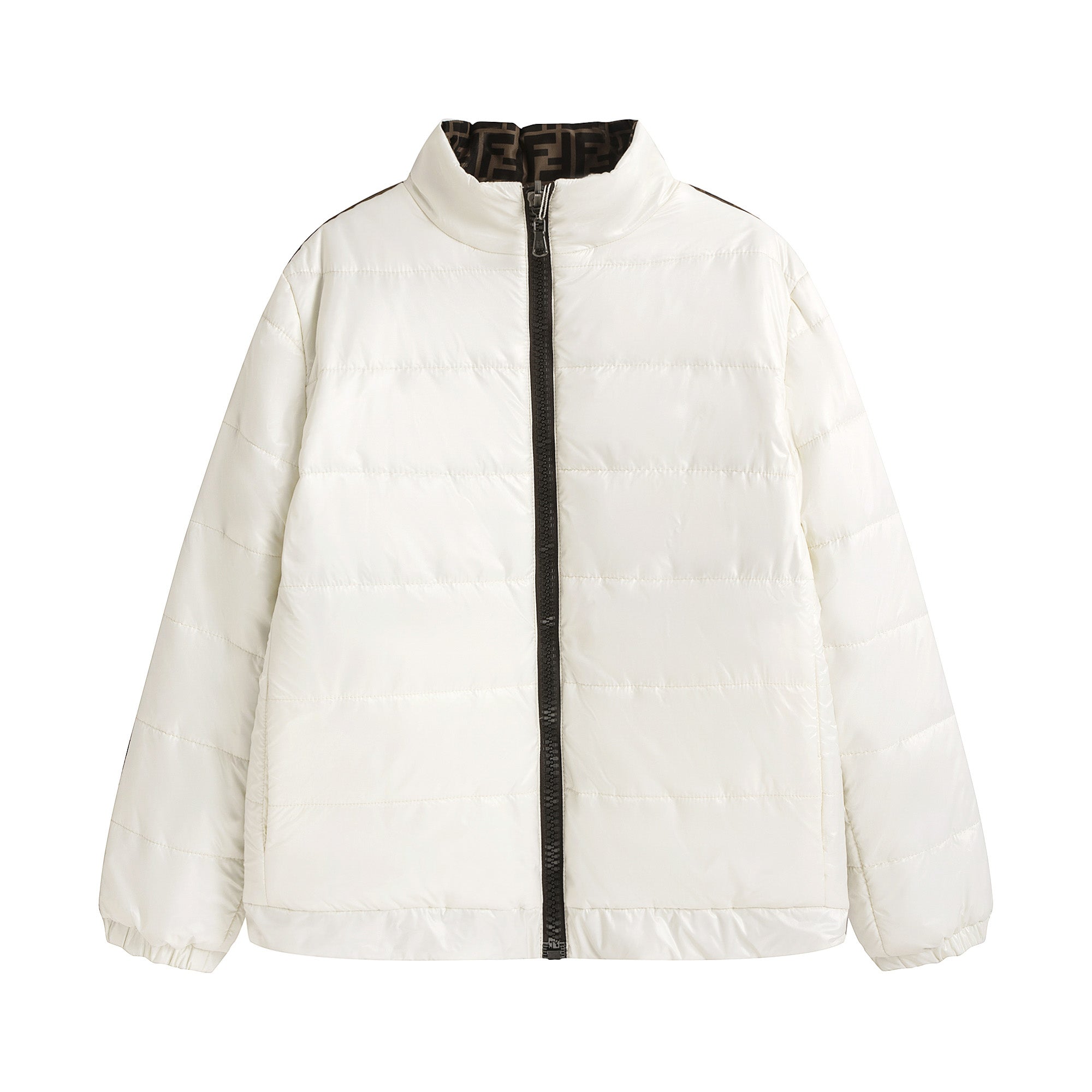 Boys & Girls White Reversible Padded Down Jacket