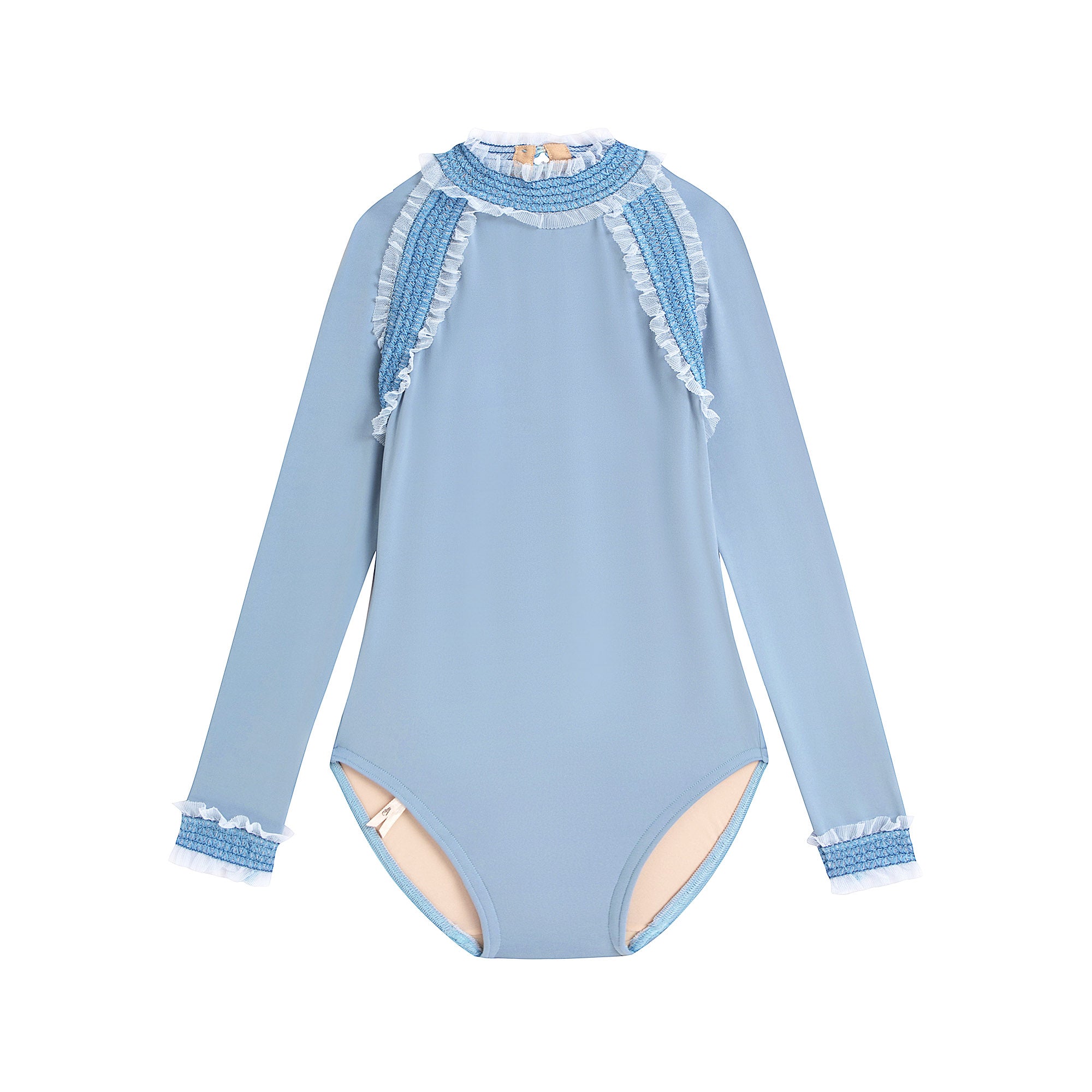 Girls Blue Ballet Onesies