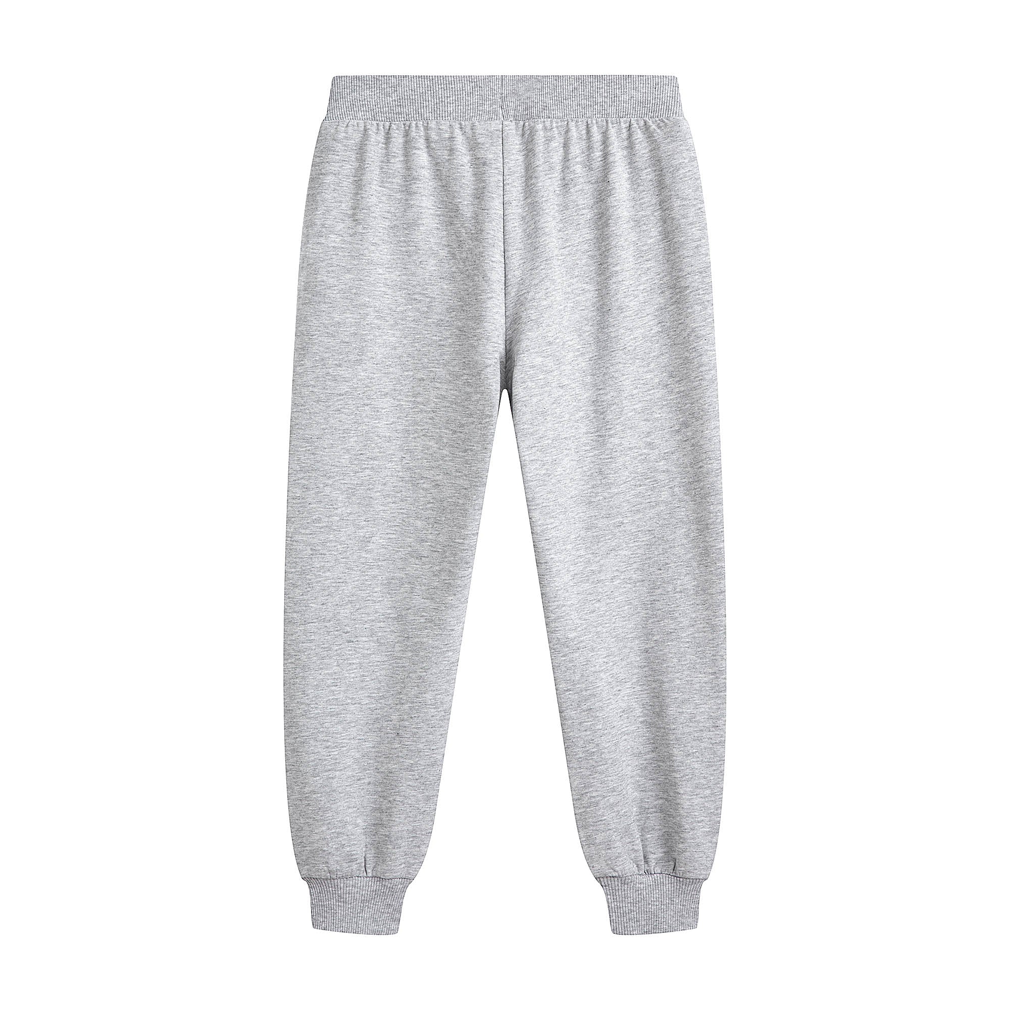 Boys & Girls Grey Logo Cotton Trousers