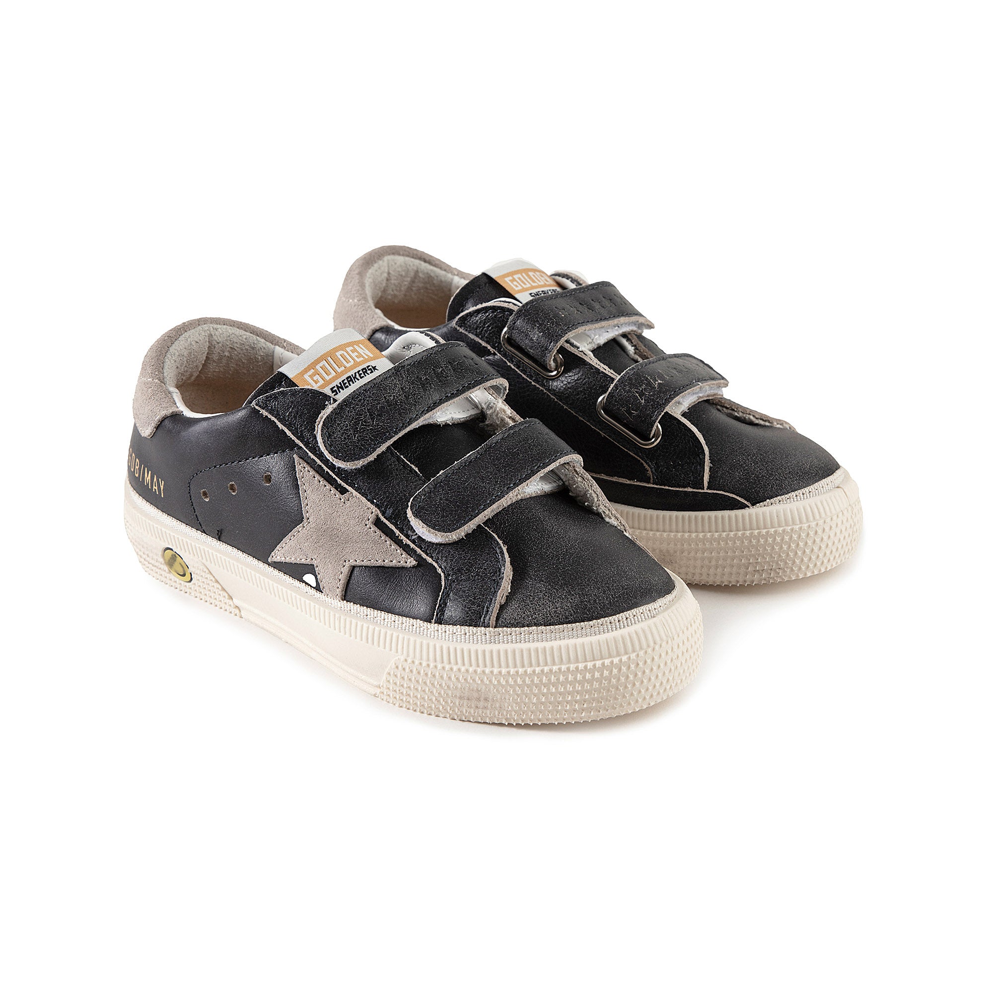 Boys & Girls Black"MAY"Shoes