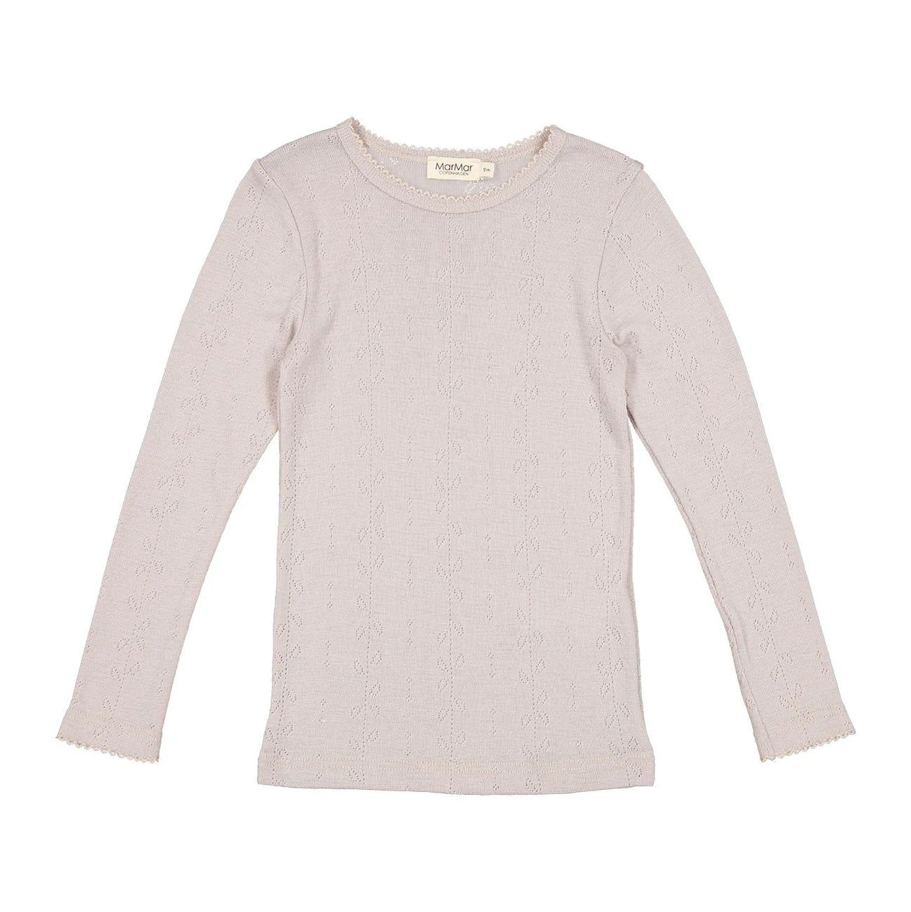 Girls Light Pink Wool T-Shirt