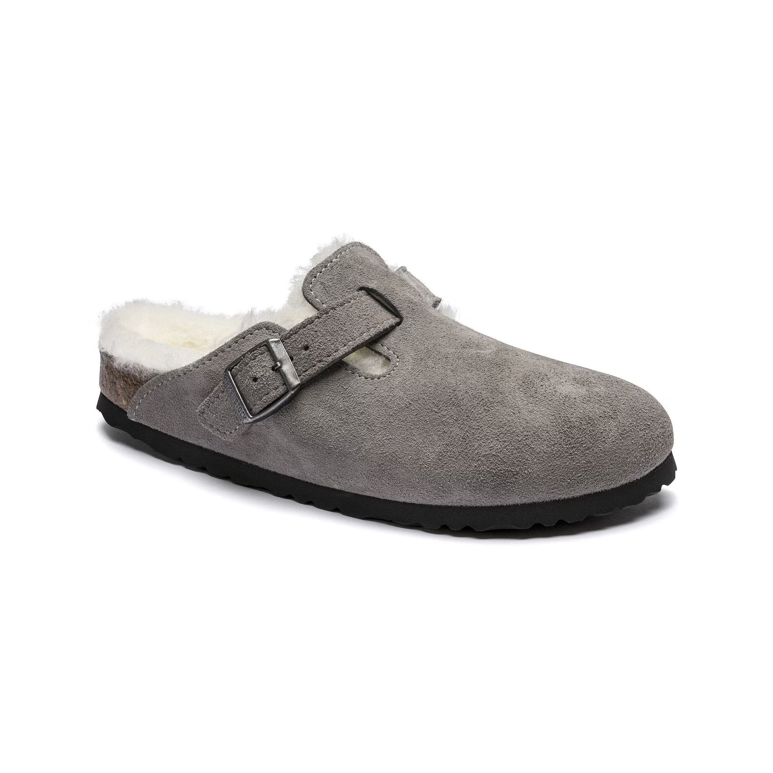 Adult Stone Grey Slippers