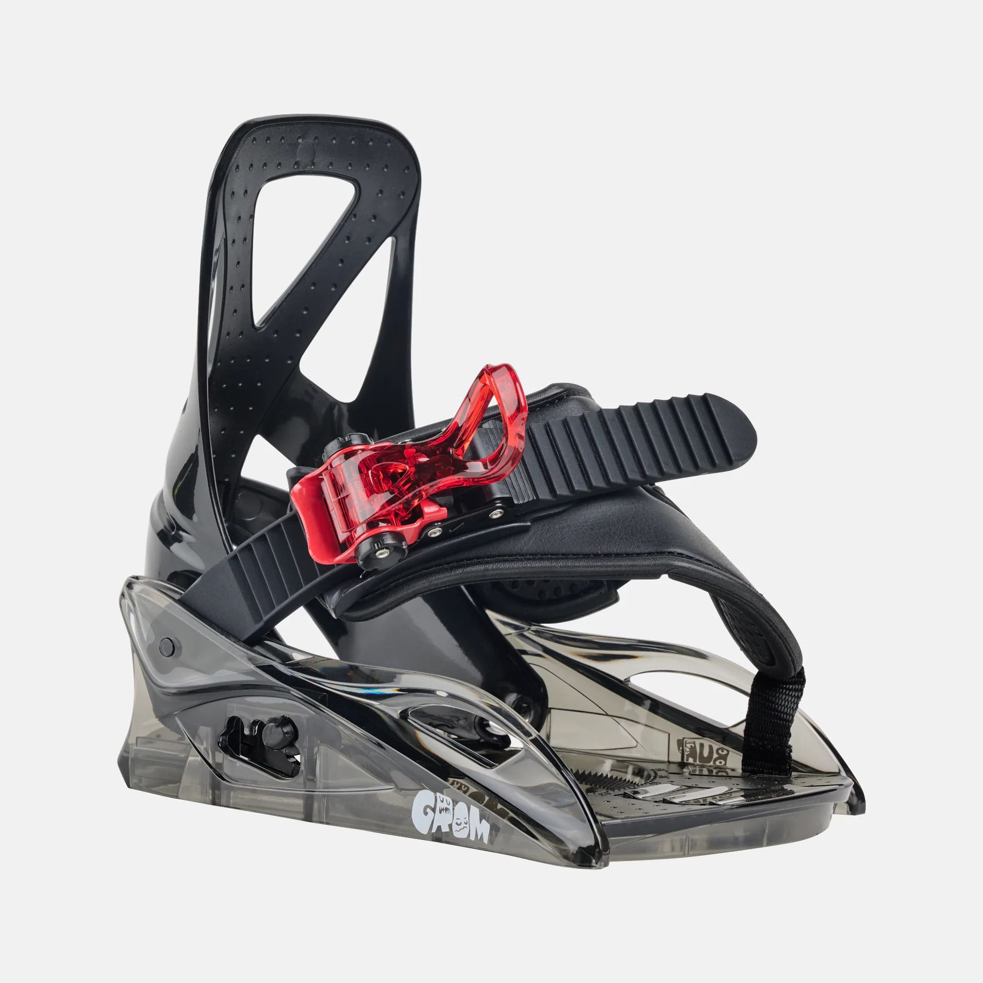 Boys & Girls Black "Grom Disc" Snowboard Bindings