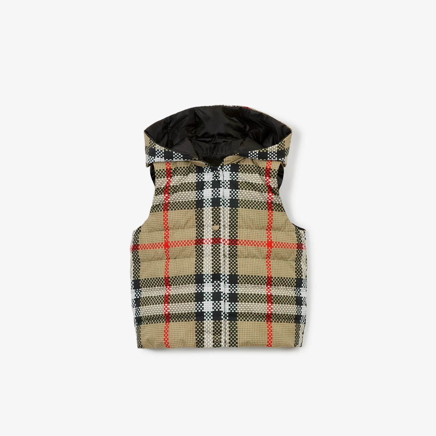 Boys & Girls Beige Reversible Padded Down Gilet