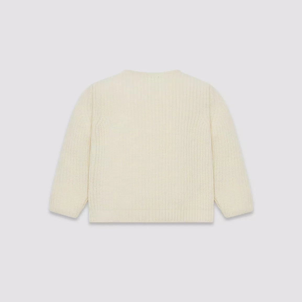 Baby Girls White Zip-Up Top