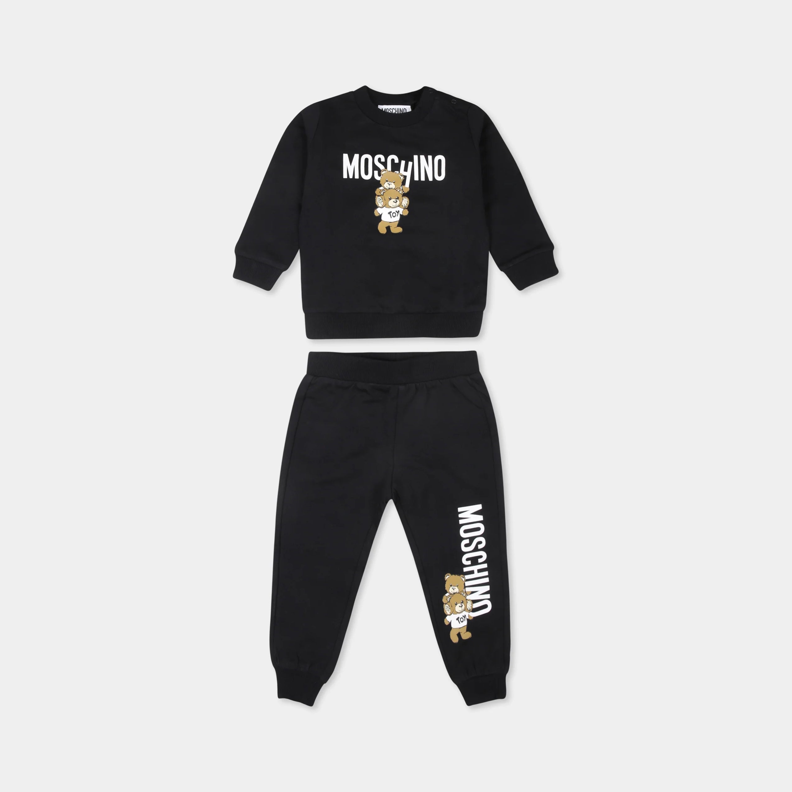 Baby Boys & Girls Black Cotton Set