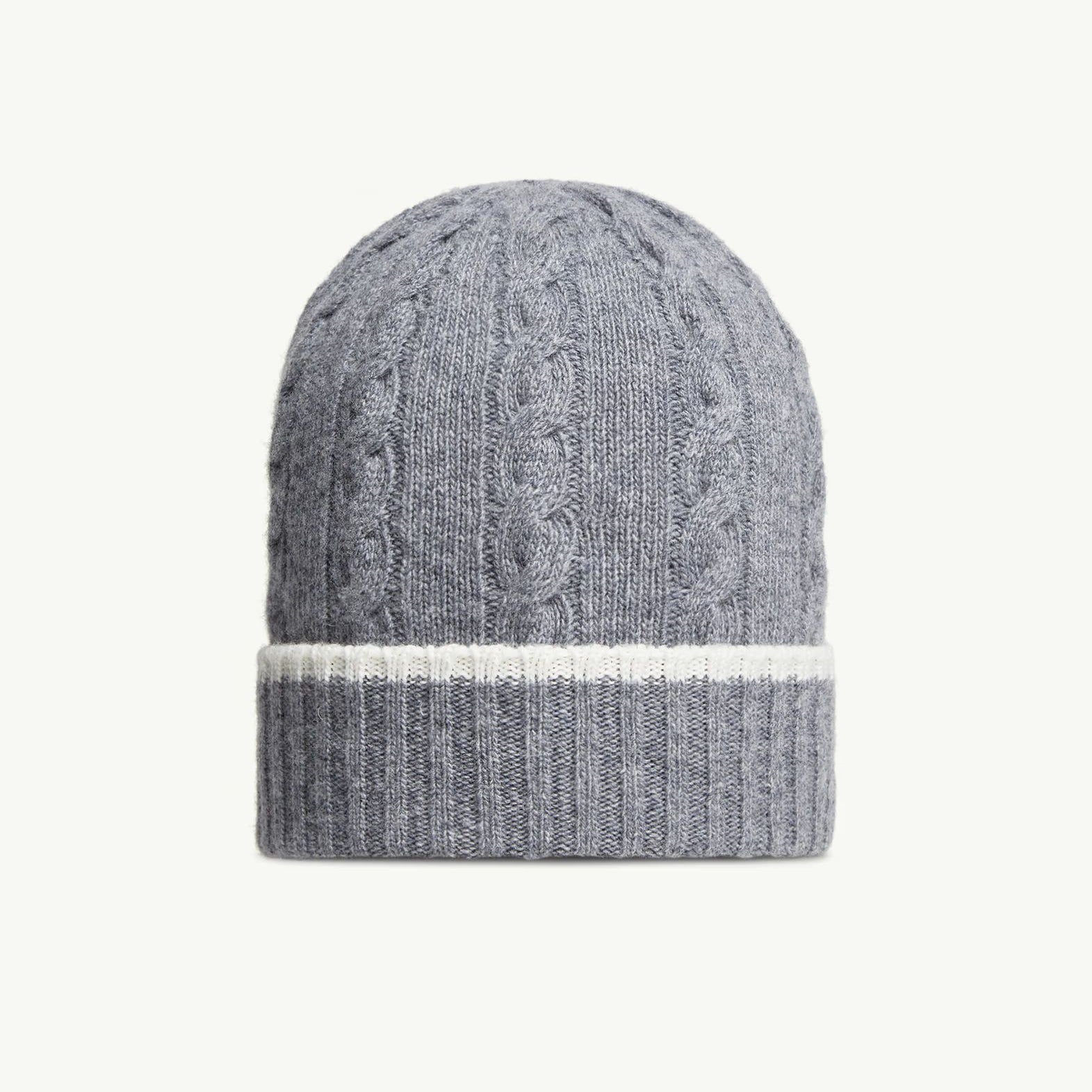 Boys Grey Knit Wool Hat