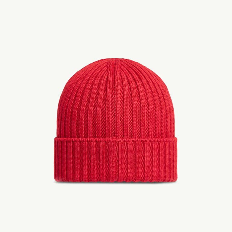 Boys Red Knit Wool Hat