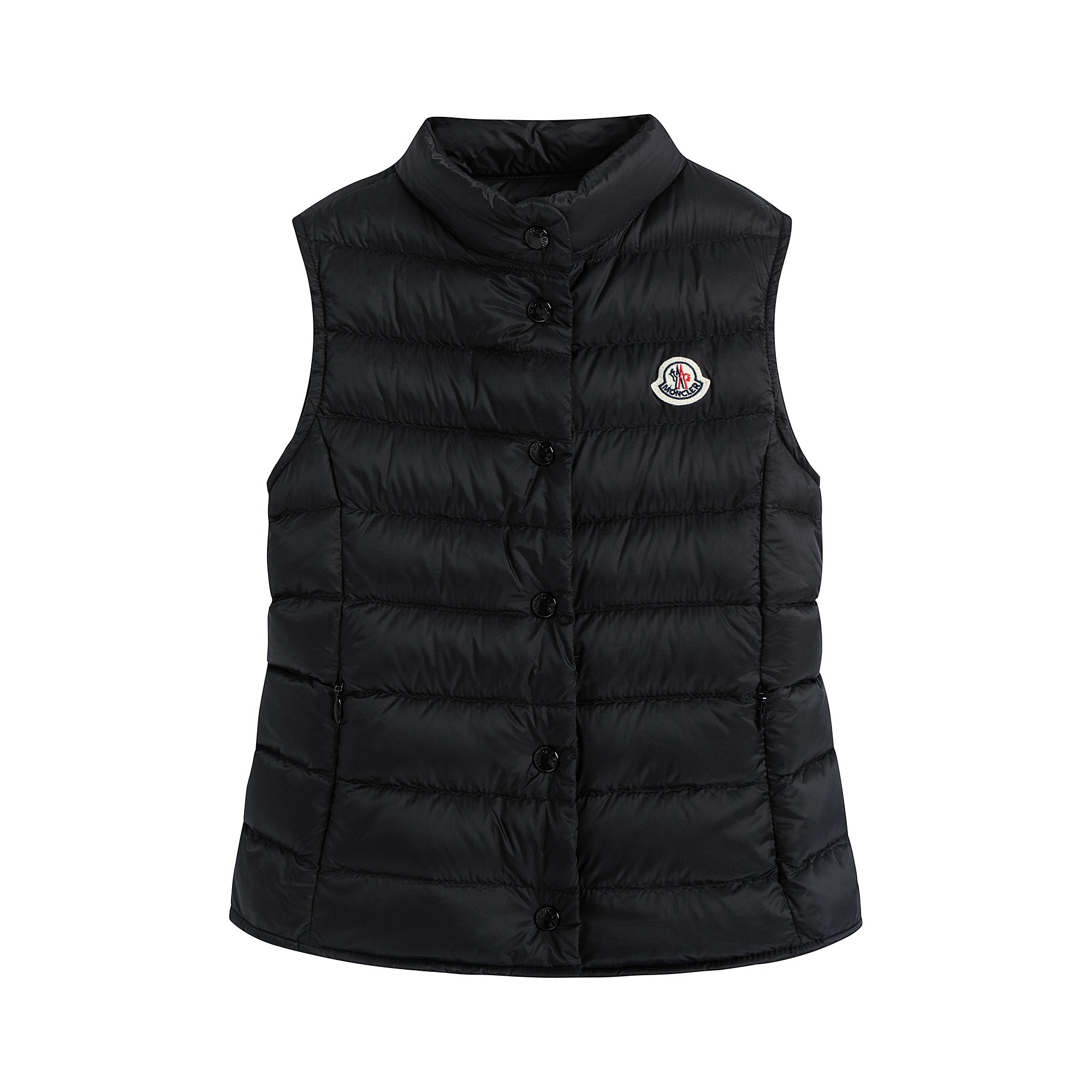 Girls Black "LIANE" Padded Down Gilet