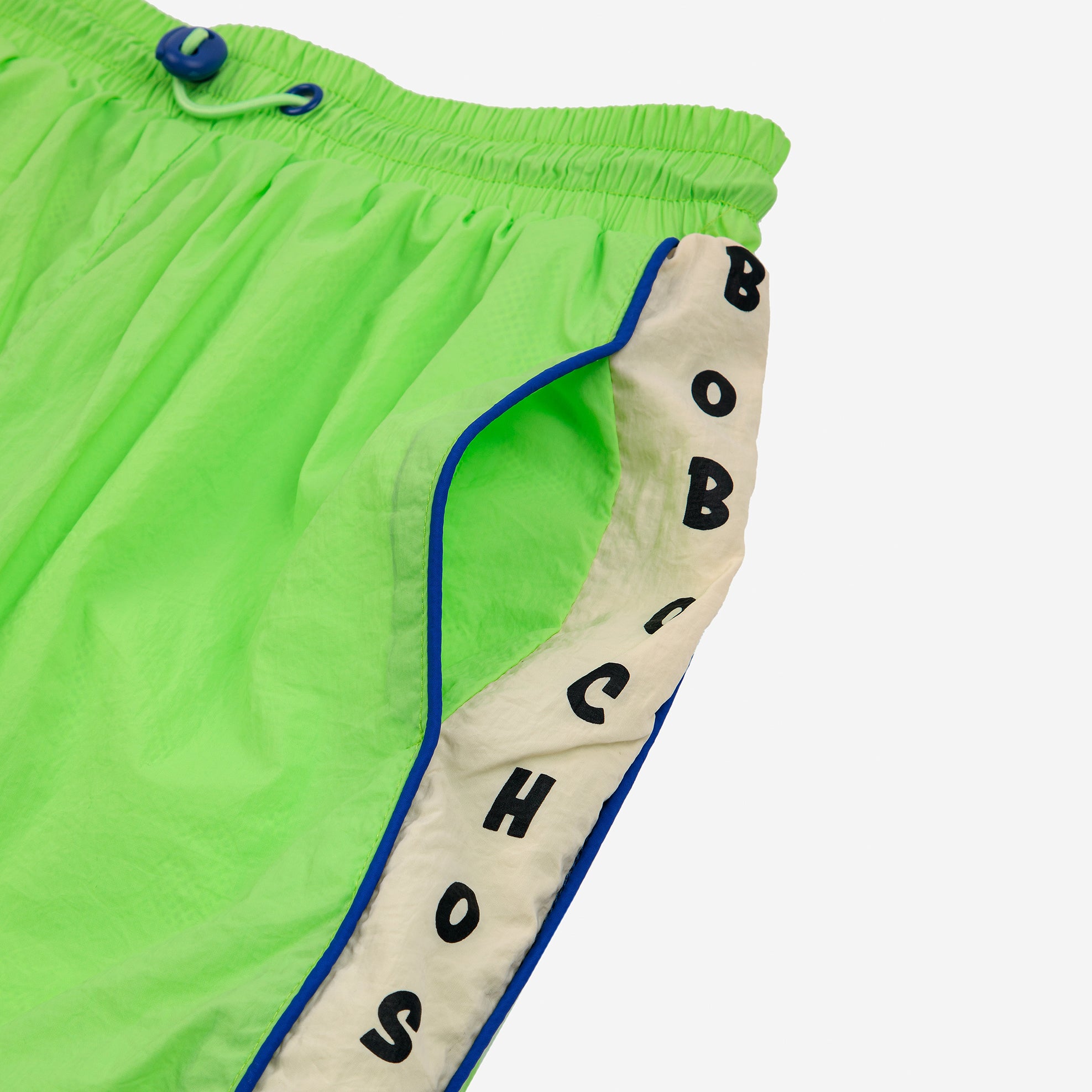 Boys Fluo Green Shorts