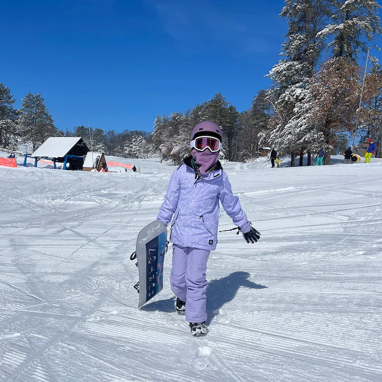 Girls Purple Snow Jacket