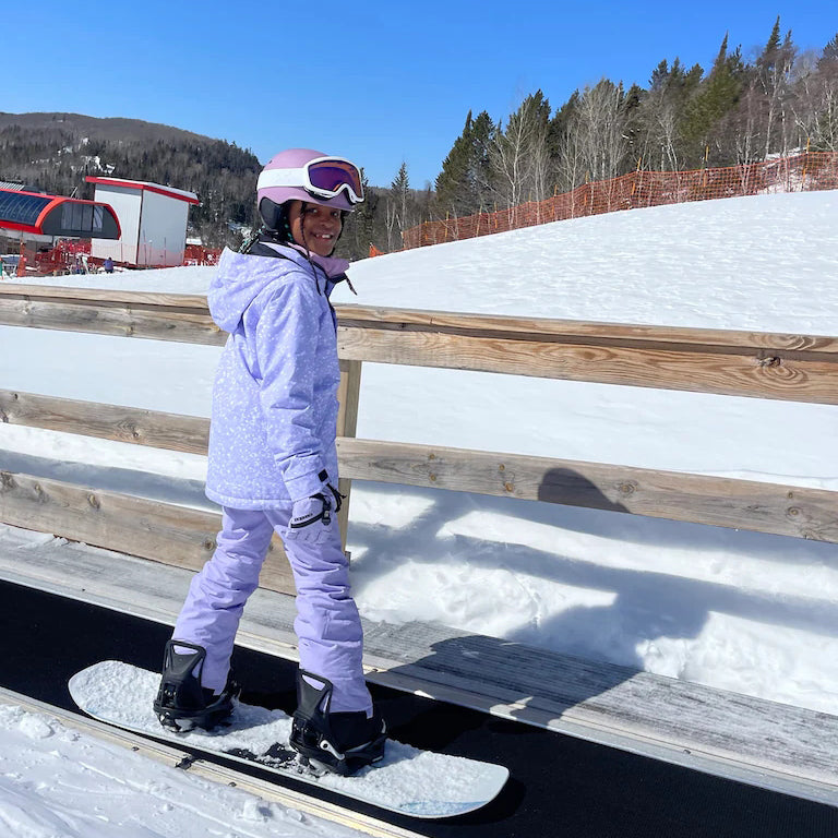 Girls Purple Snow Jacket