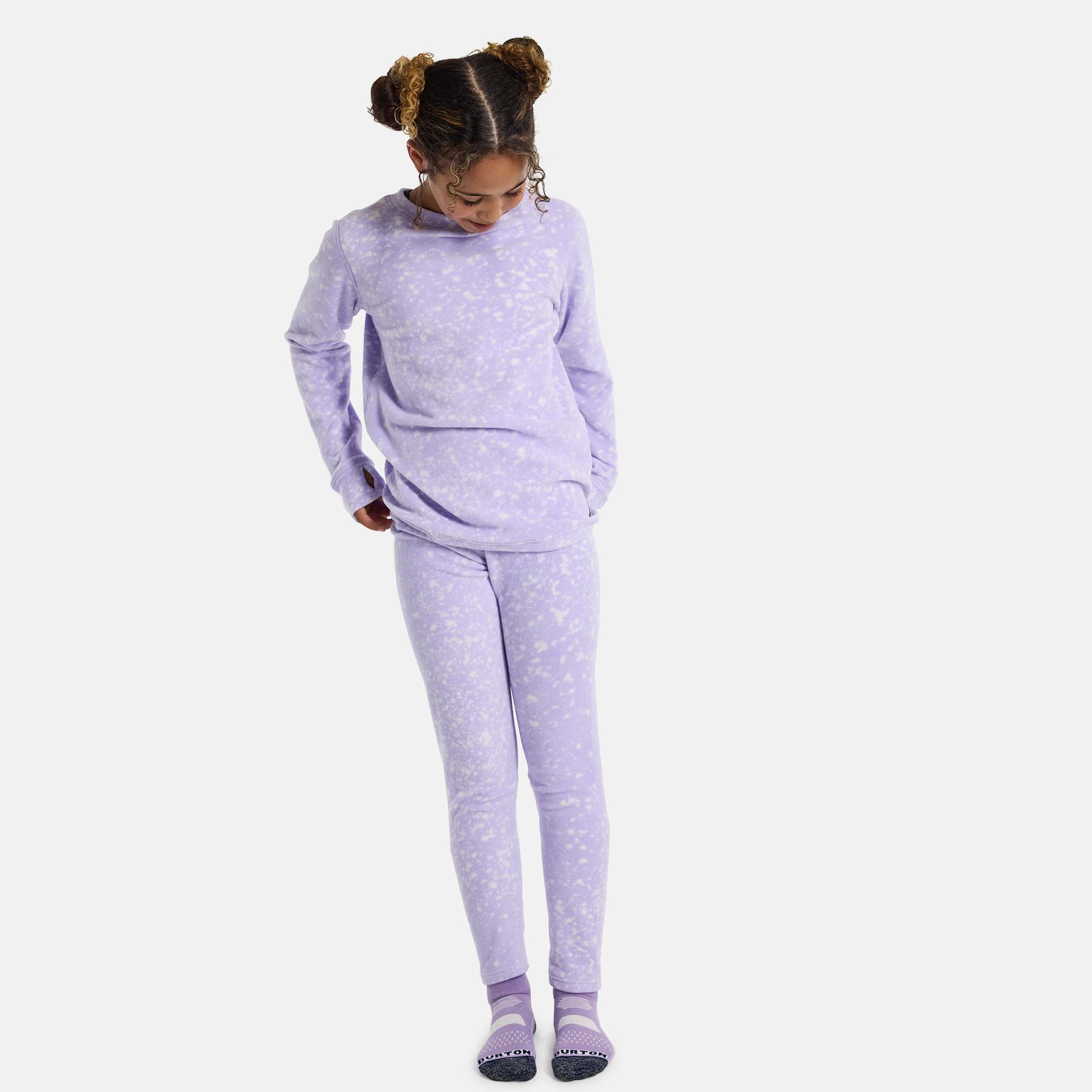 Boys & Girls Purple Fleece Warmer Set