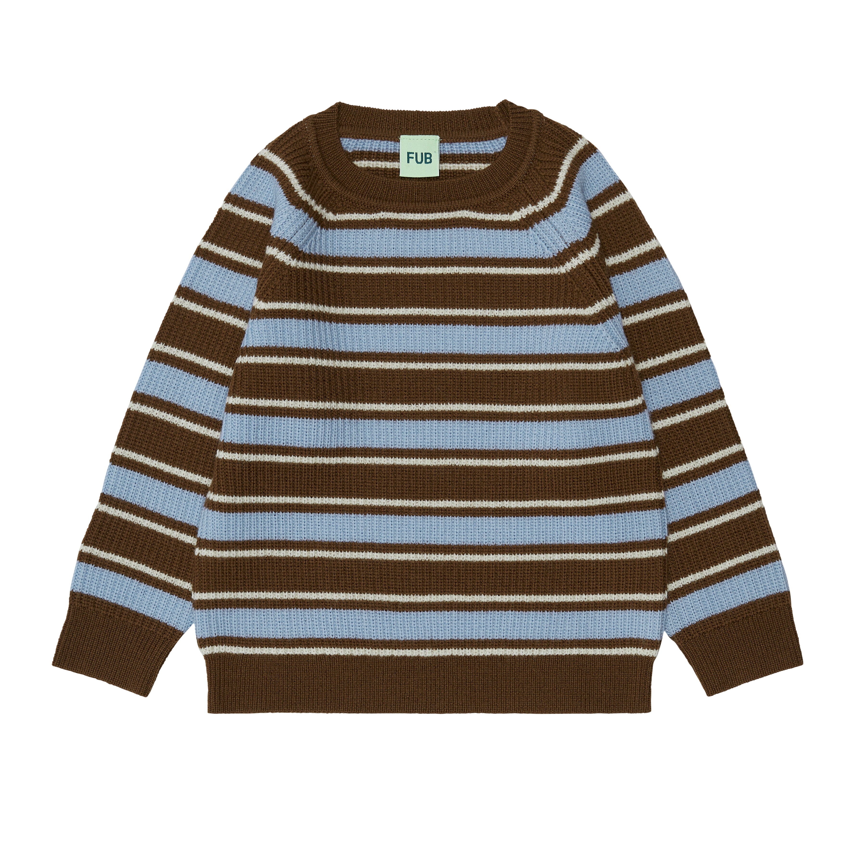 Boys & Girls Blue Stripes Wool Sweater