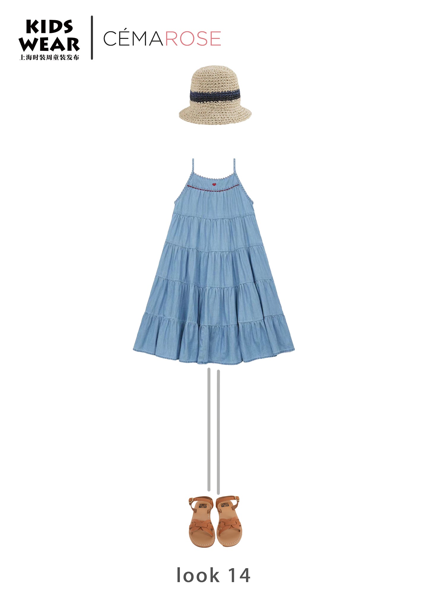 Girls Blue Denim Dress