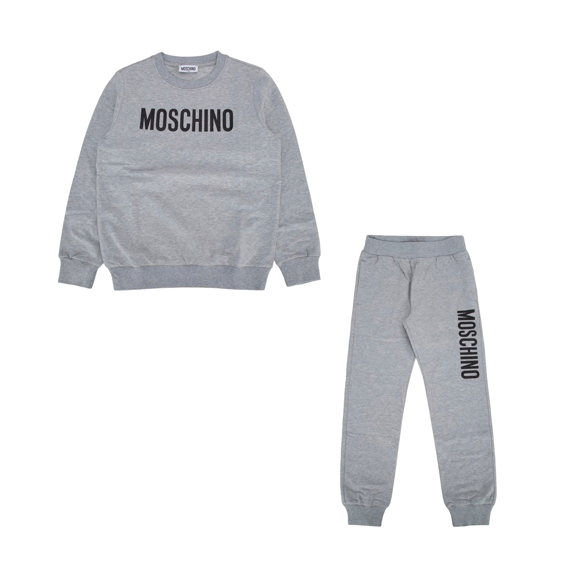 Boys & Girls Grey Logo Cotton Set