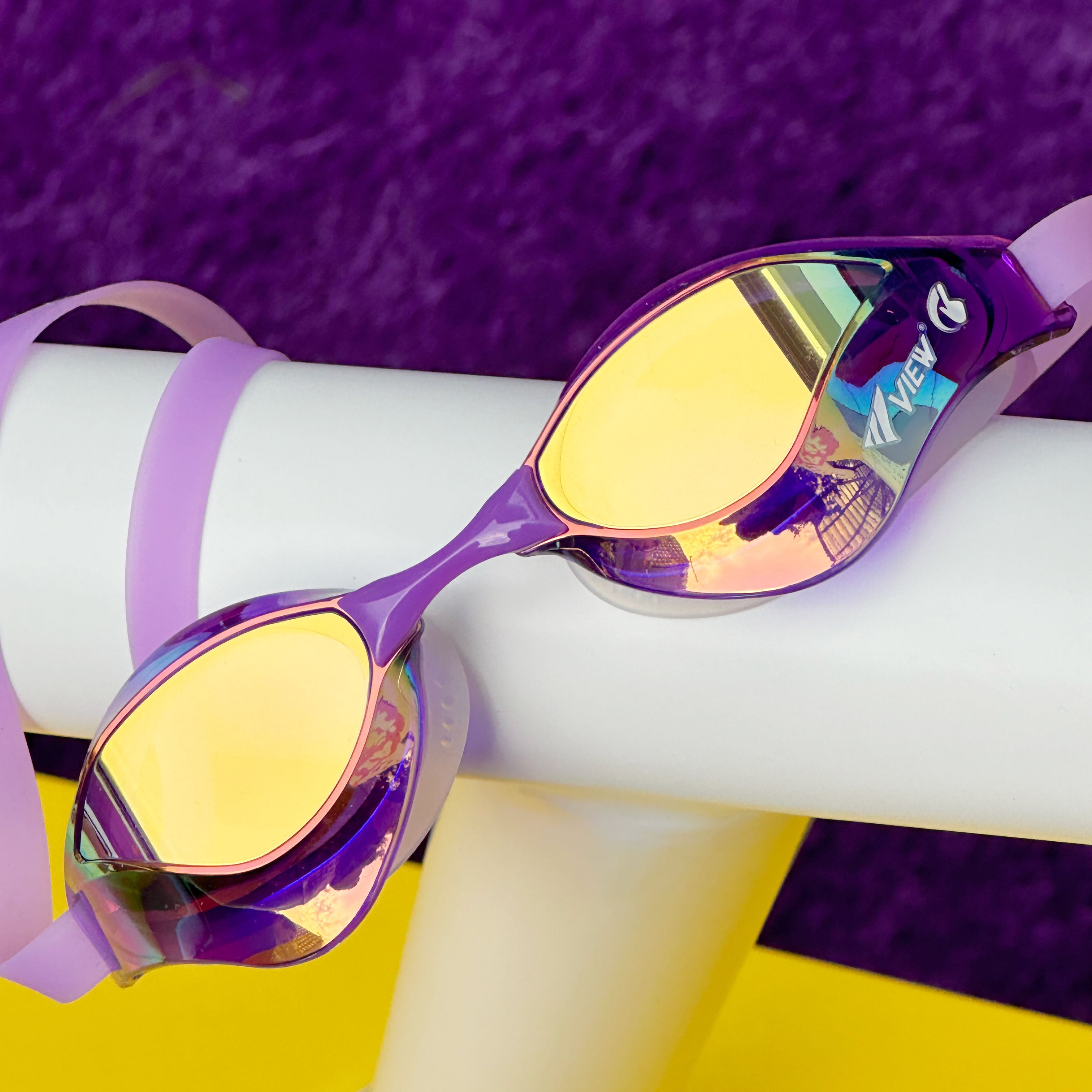 Adult Purple Racing Goggles(V230ASAMC/VOGO)