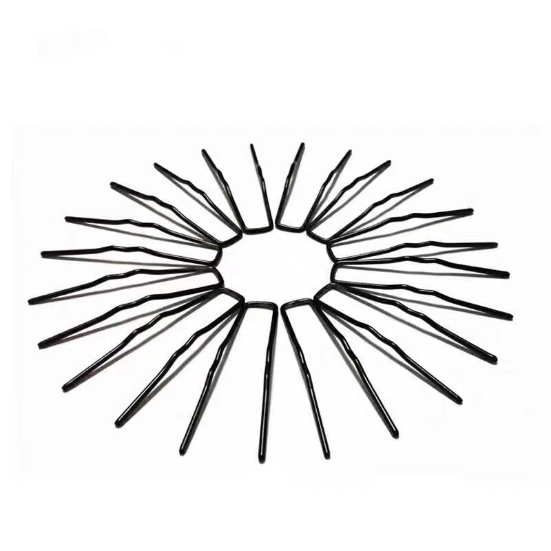 Black Ballet U Hair Clips(BH442/BLK 12 Pack/Box)