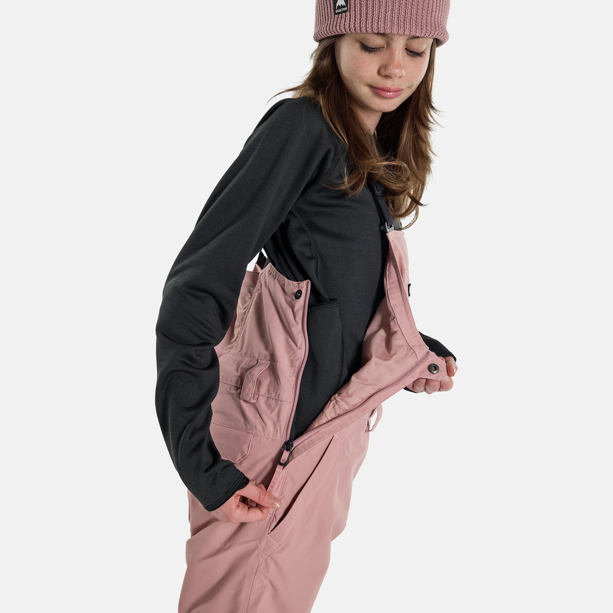 Girls Pink Snow Trousers