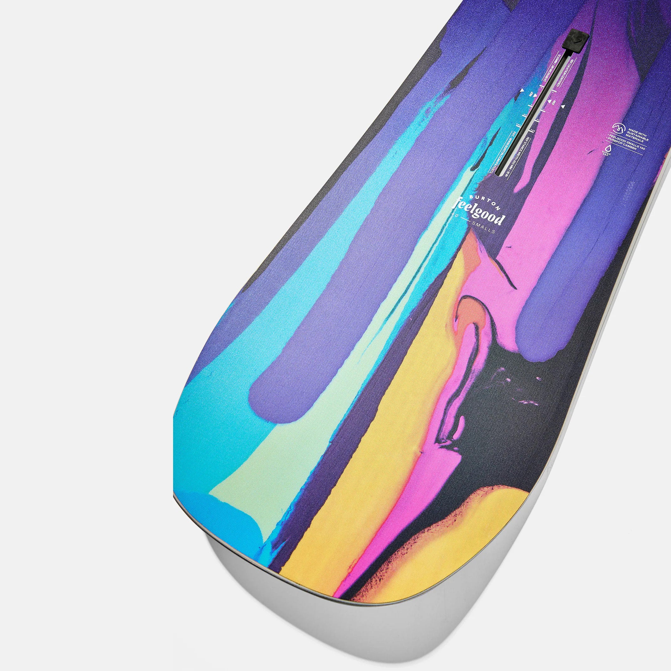 Boys & Girls White Logo Snowboard