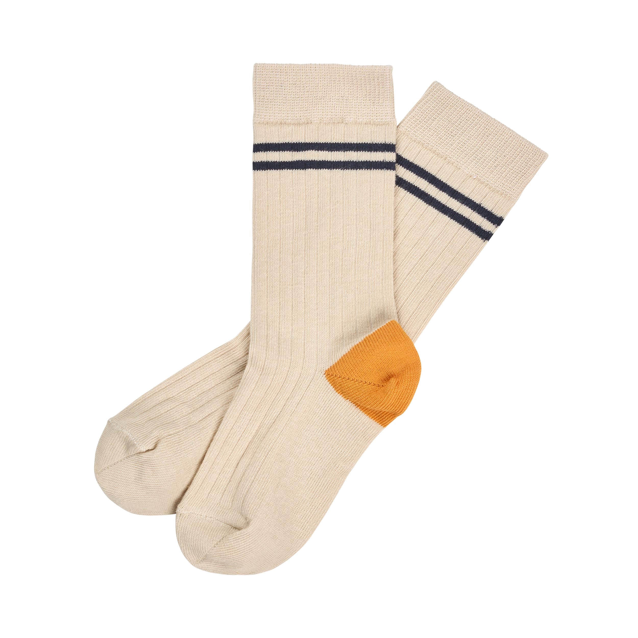 Boys & Girls White Cotton Socks Set(2 Pack)