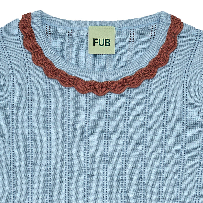 Girls Blue Cotton Dress