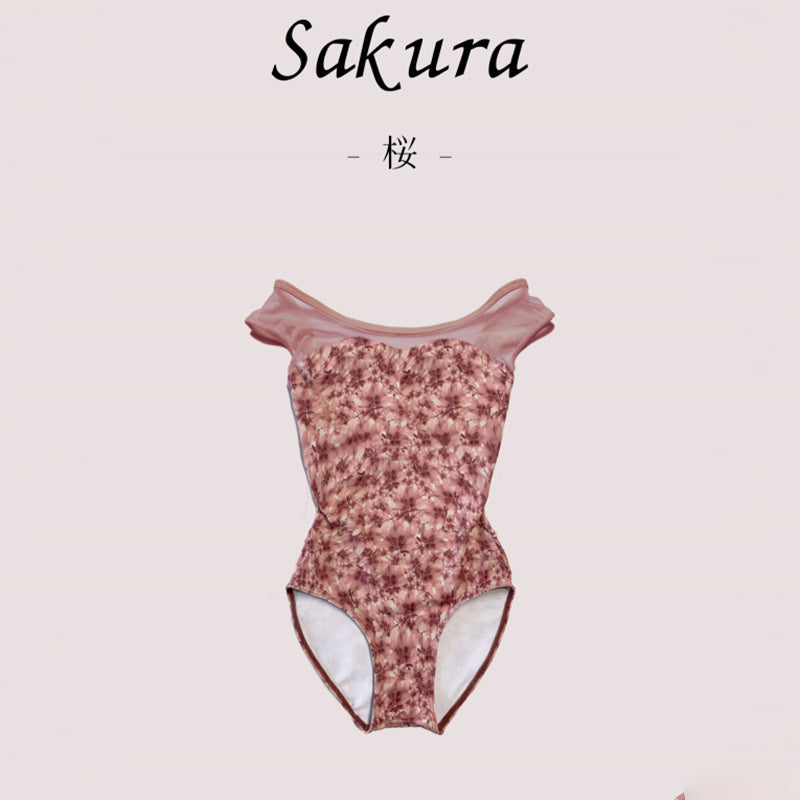 Girls Moss Pink"Sakura"Ballet Onesies(184531538HL/Plie/Moss pink)
