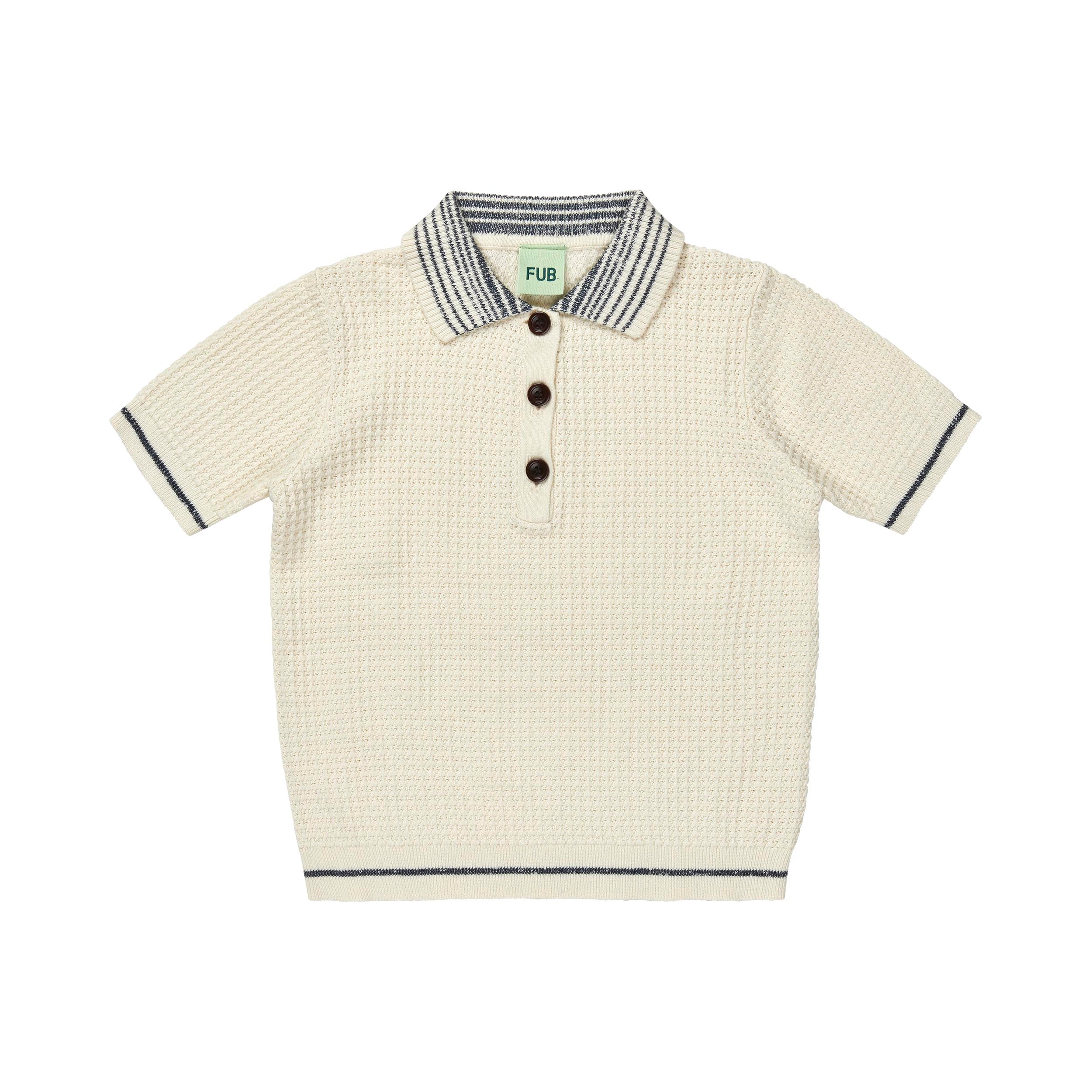 Boys & Girls White Cotton Polo Shirt