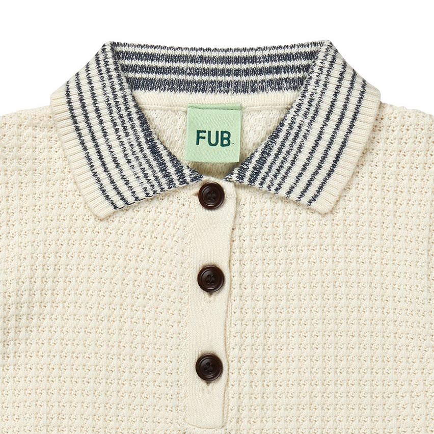 Boys & Girls White Cotton Polo Shirt