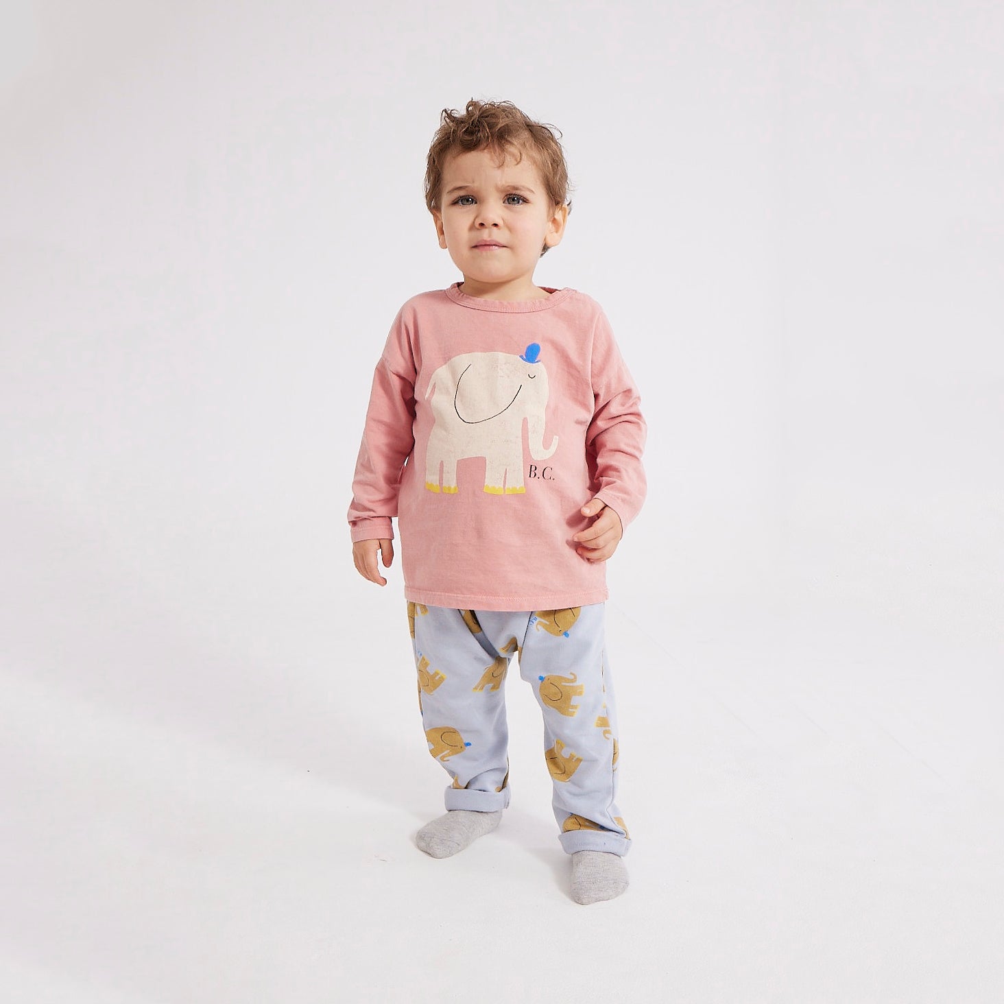 Baby Boys & Girls Pink Printed Cotton T-Shirt