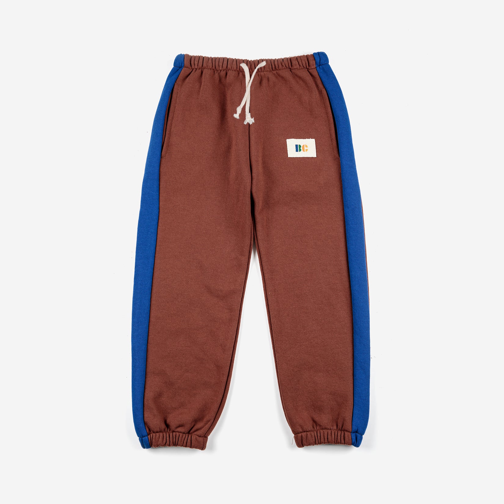 Boys & Girls Dark Brown Cotton Trousers
