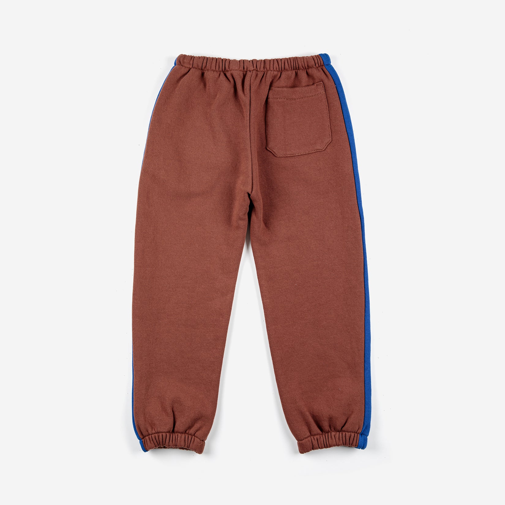 Boys & Girls Dark Brown Cotton Trousers