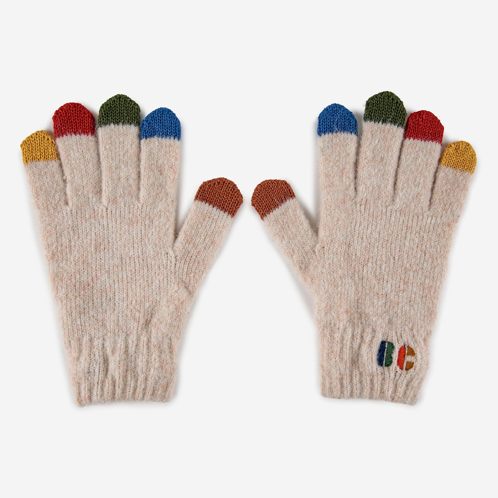 Boys & Girls Beige Gloves