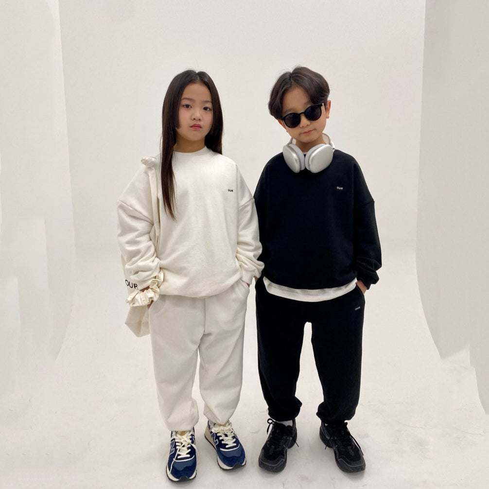 Boys & Girls Ivory Cotton Set