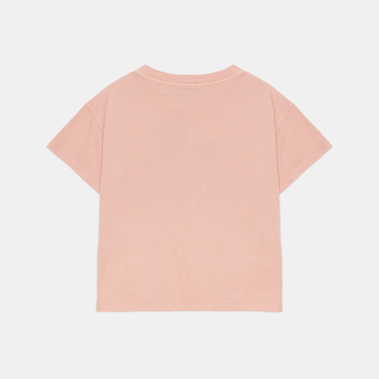 Boys & Girls Pink Printed Cotton T-Shirt