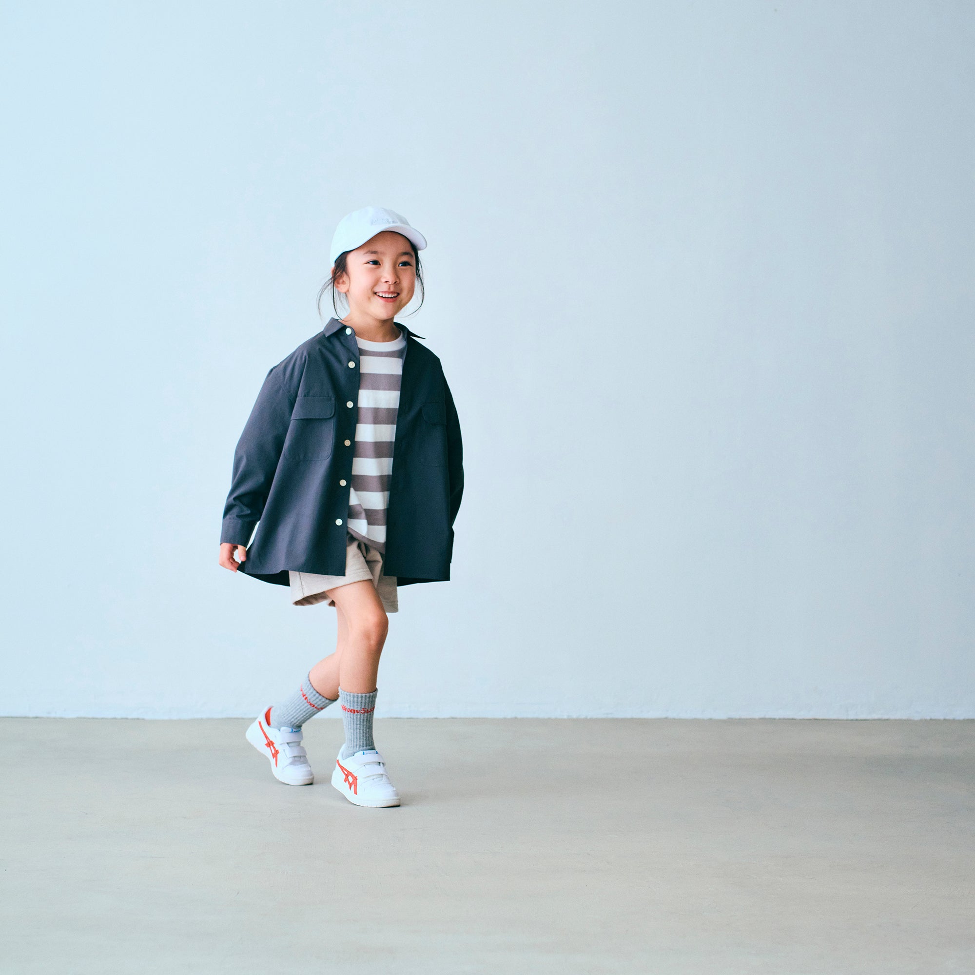 Boys & Girls Grey Cotton Socks