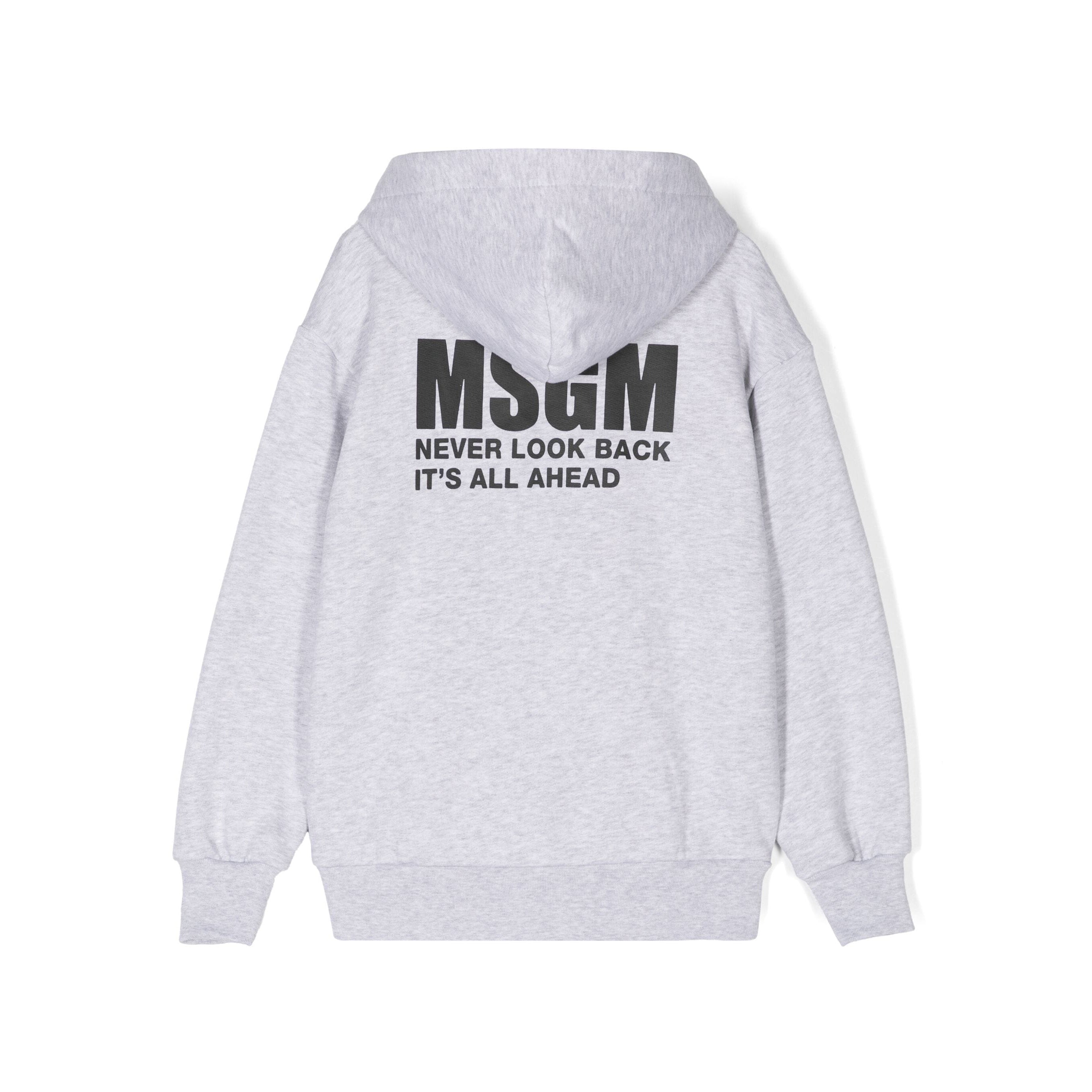 Boys & Girls Light Grey Cotton Zip-Up Top