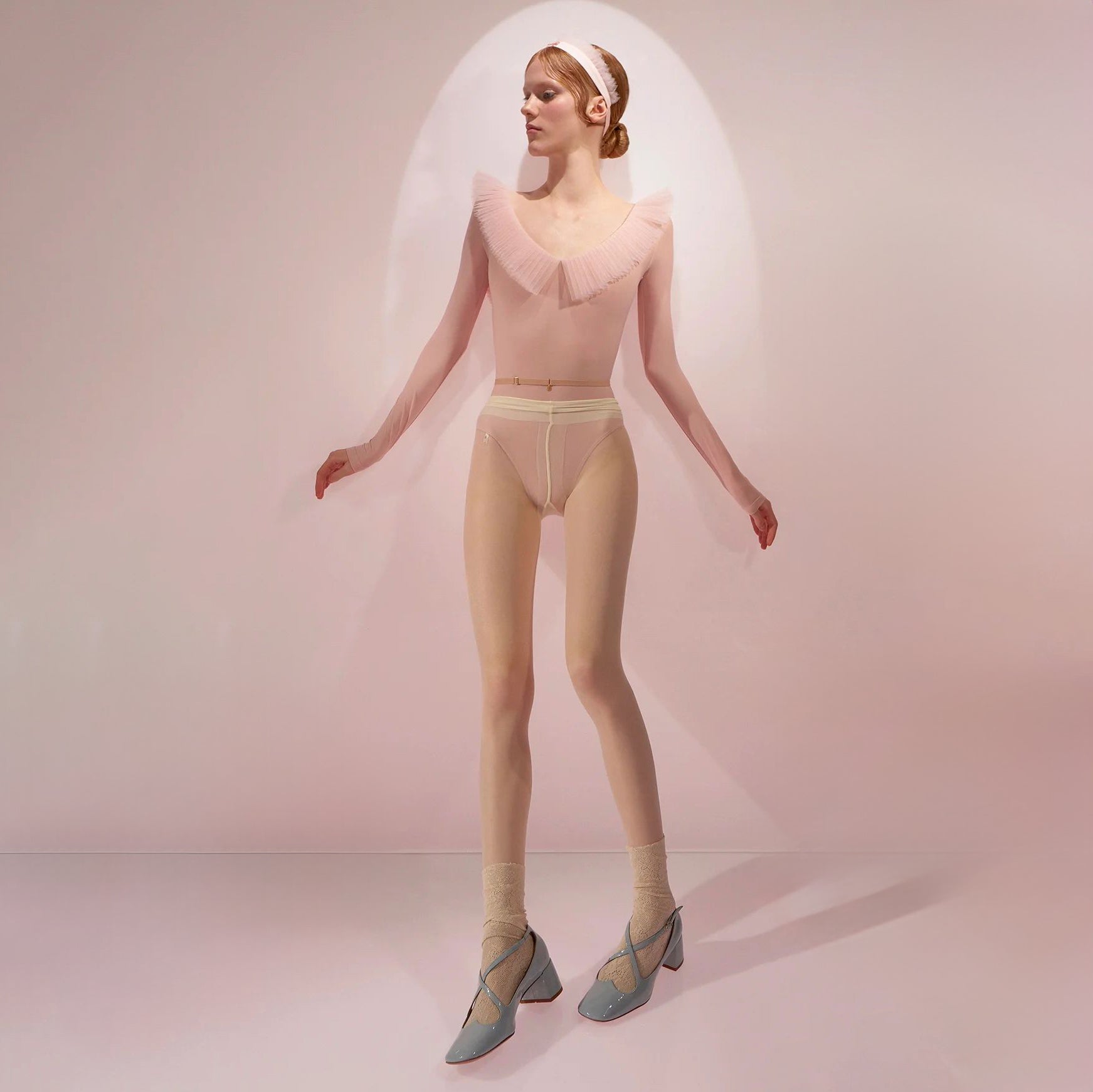 Women Pink'GRAND'Ballet Onesies(242LE83PV/baby blush)