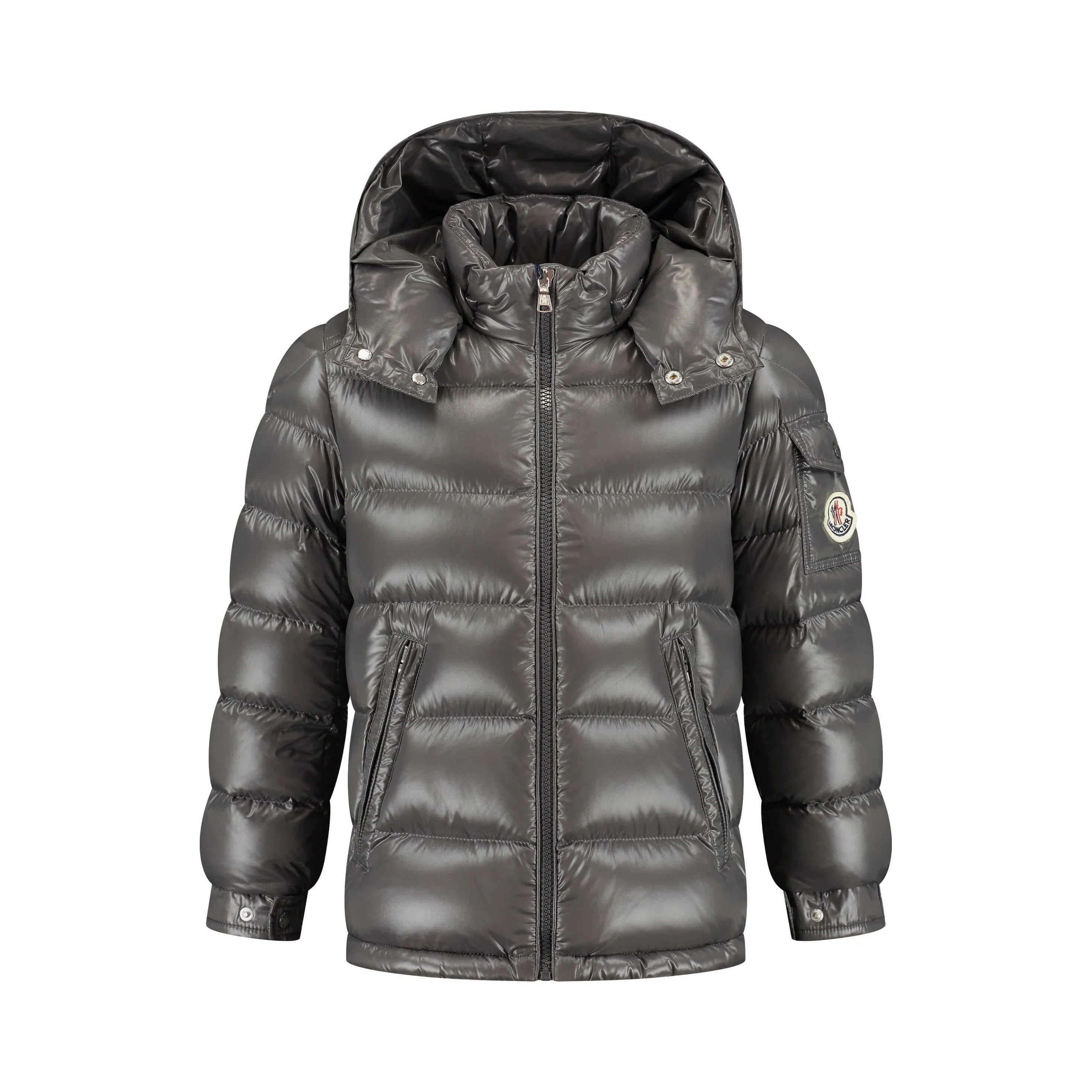 Boys Grey "NEW MAYA" Padded Down Jacket