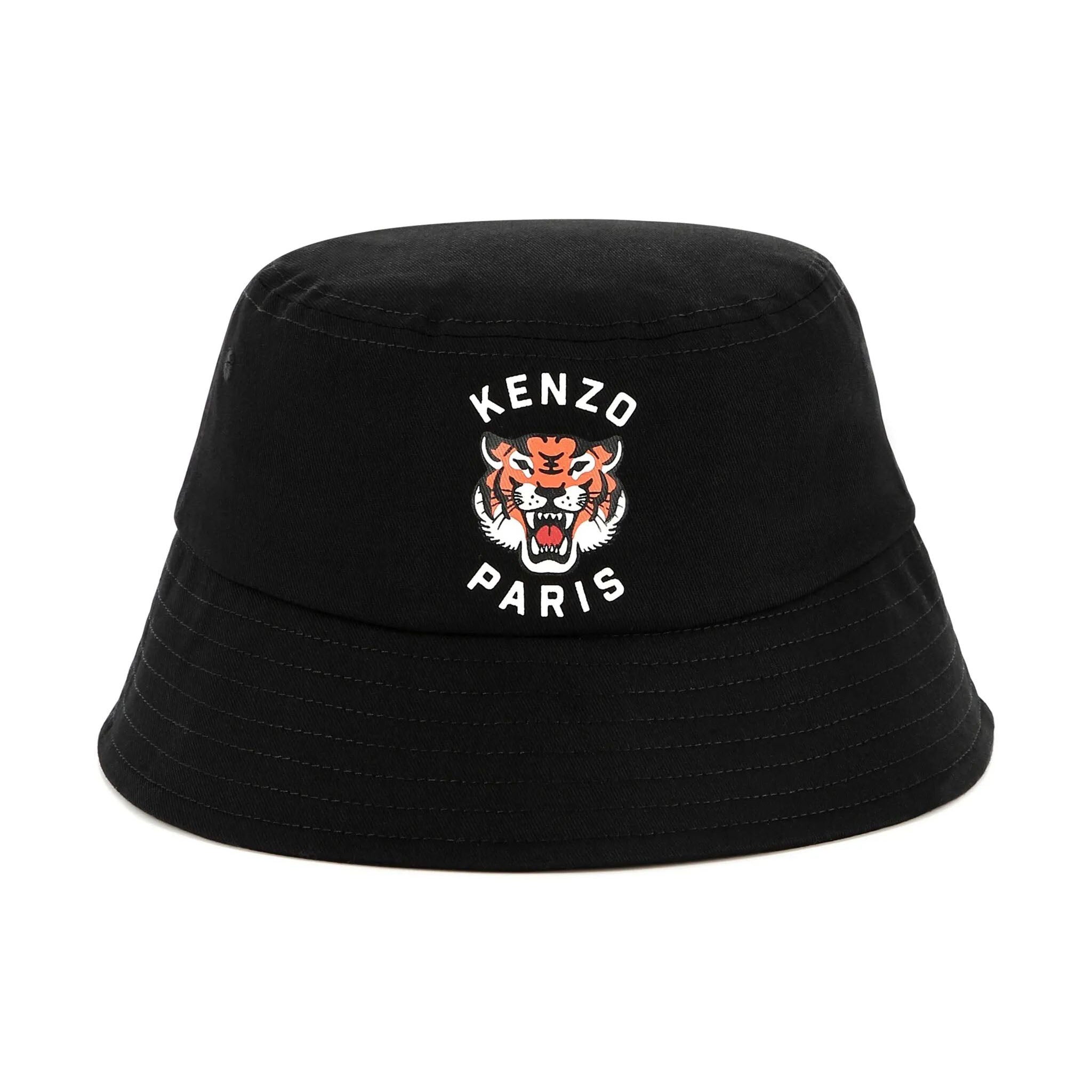 Boys & Girls Black Logo Bucket Hat