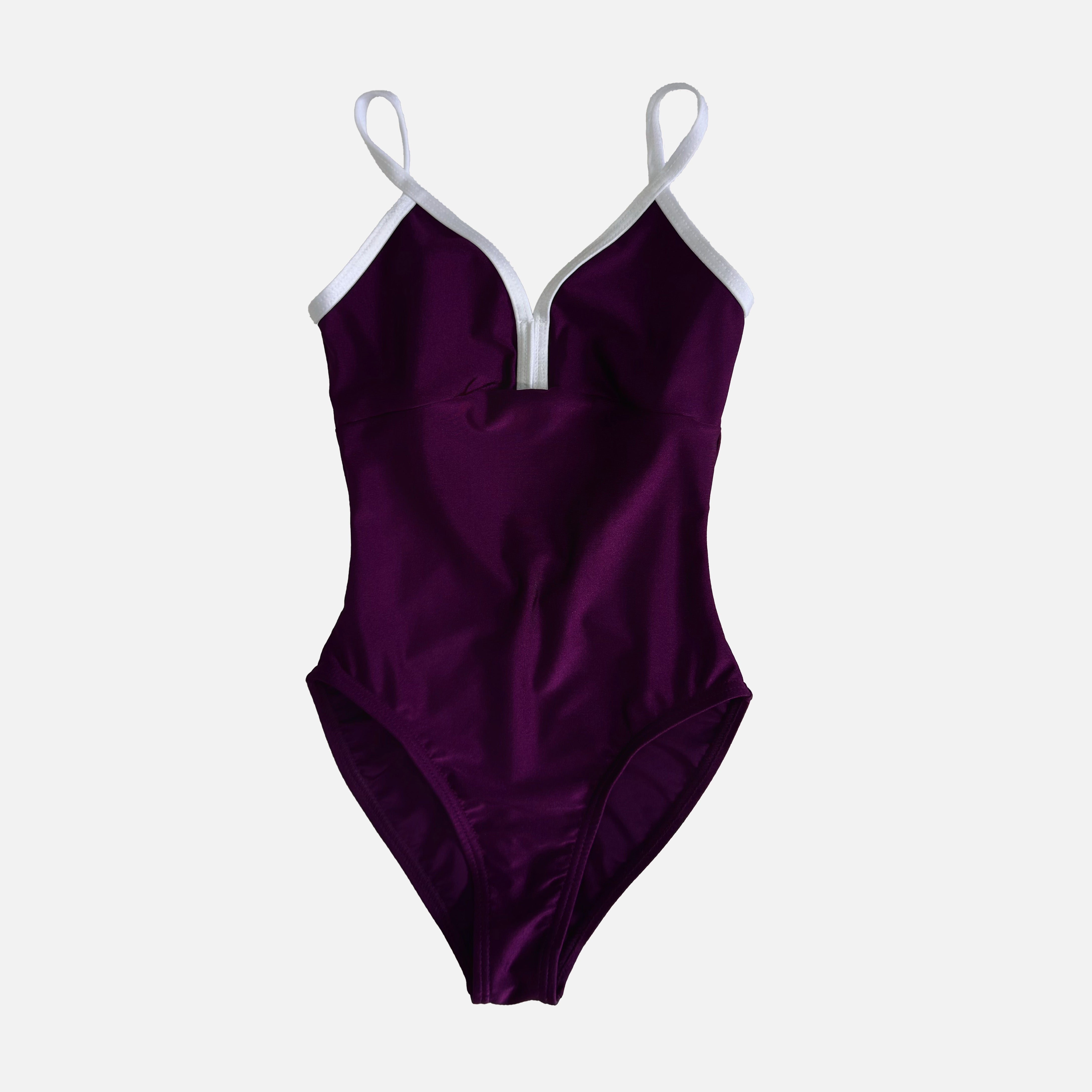 Tulip Bright Burgundy Leotard With White Camisole/Burgundy